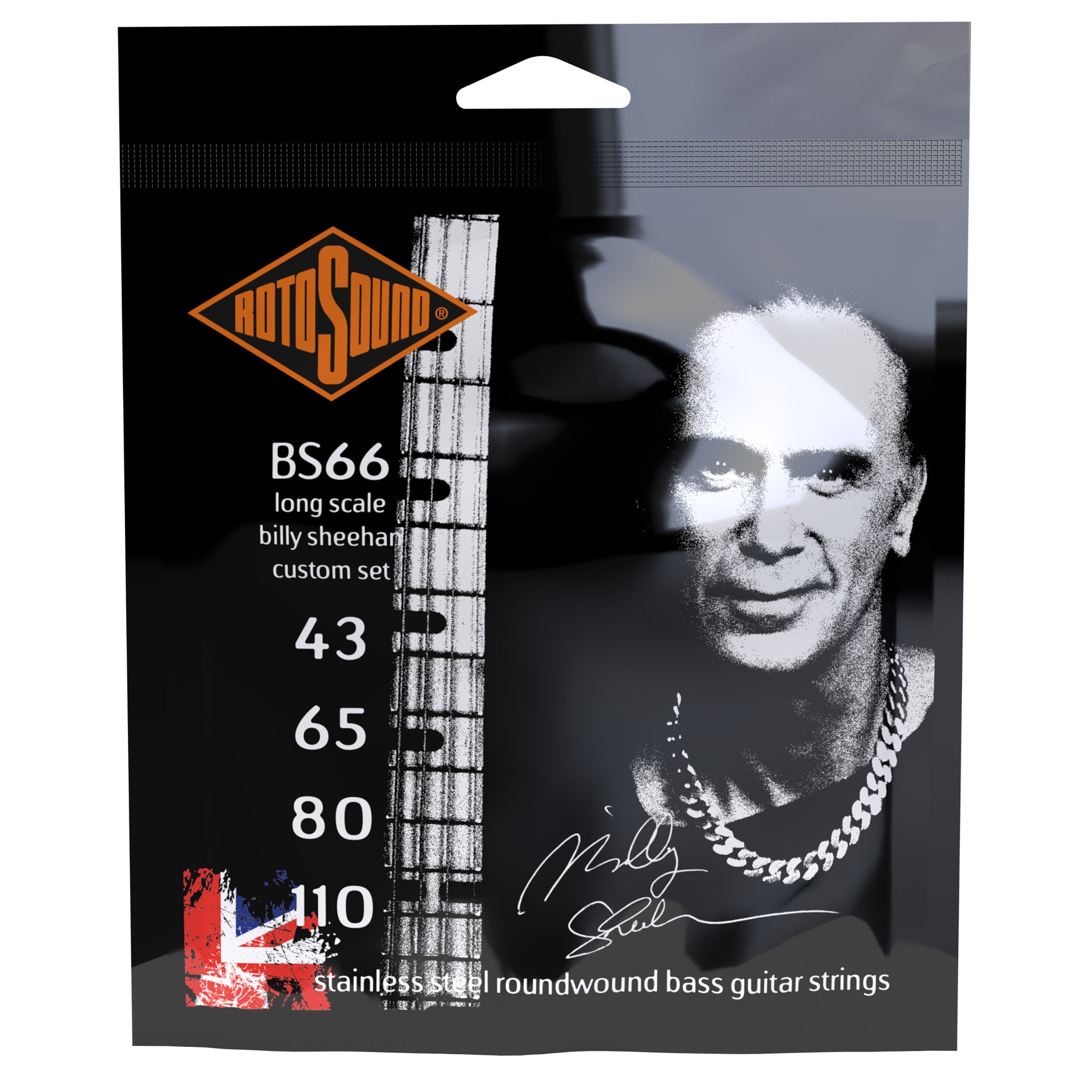 Rotosound BS66 Billy Sheehan bassokitaran kielet 043-110
