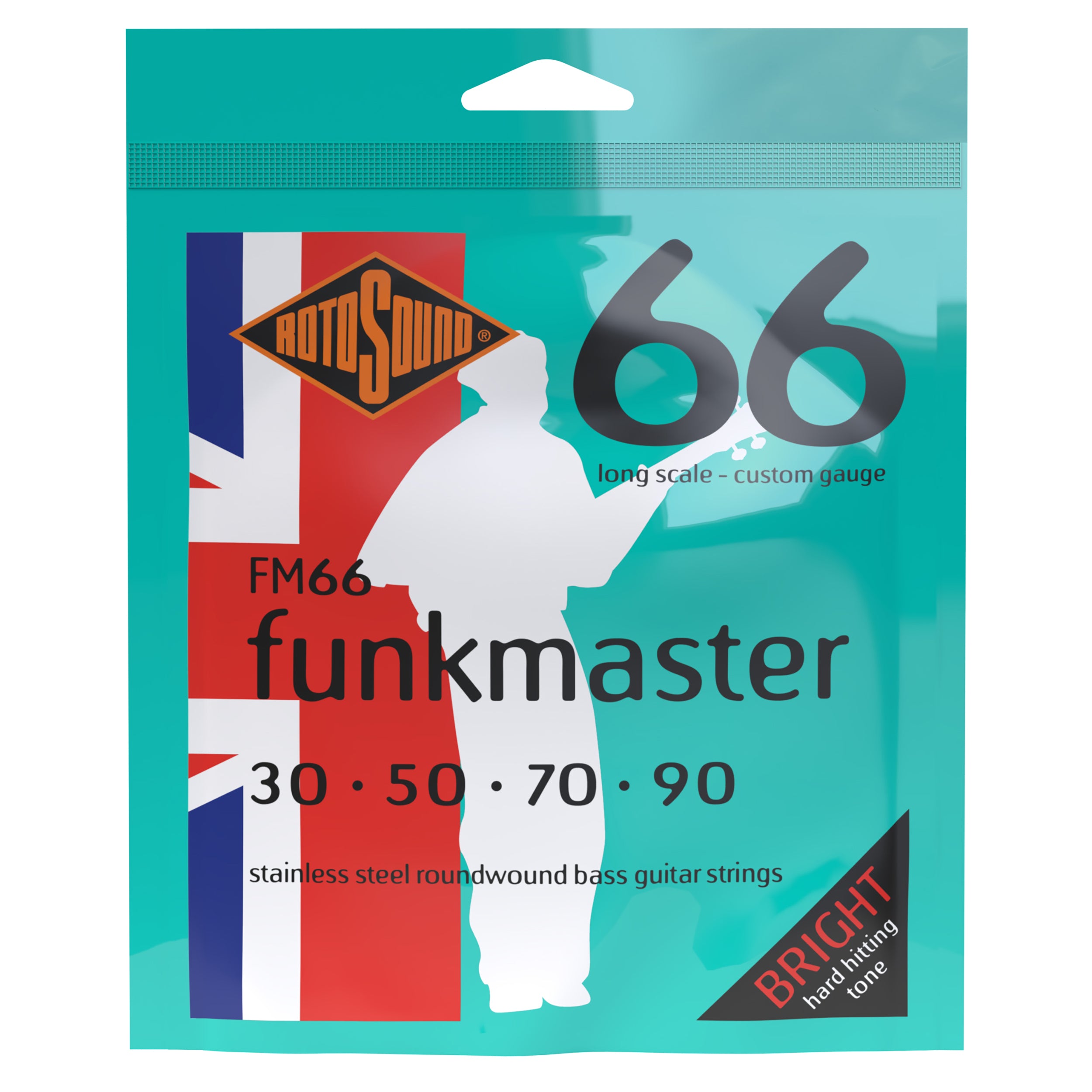 Rotosound FM66 Funkmaster bassokitaran kielet 030-090