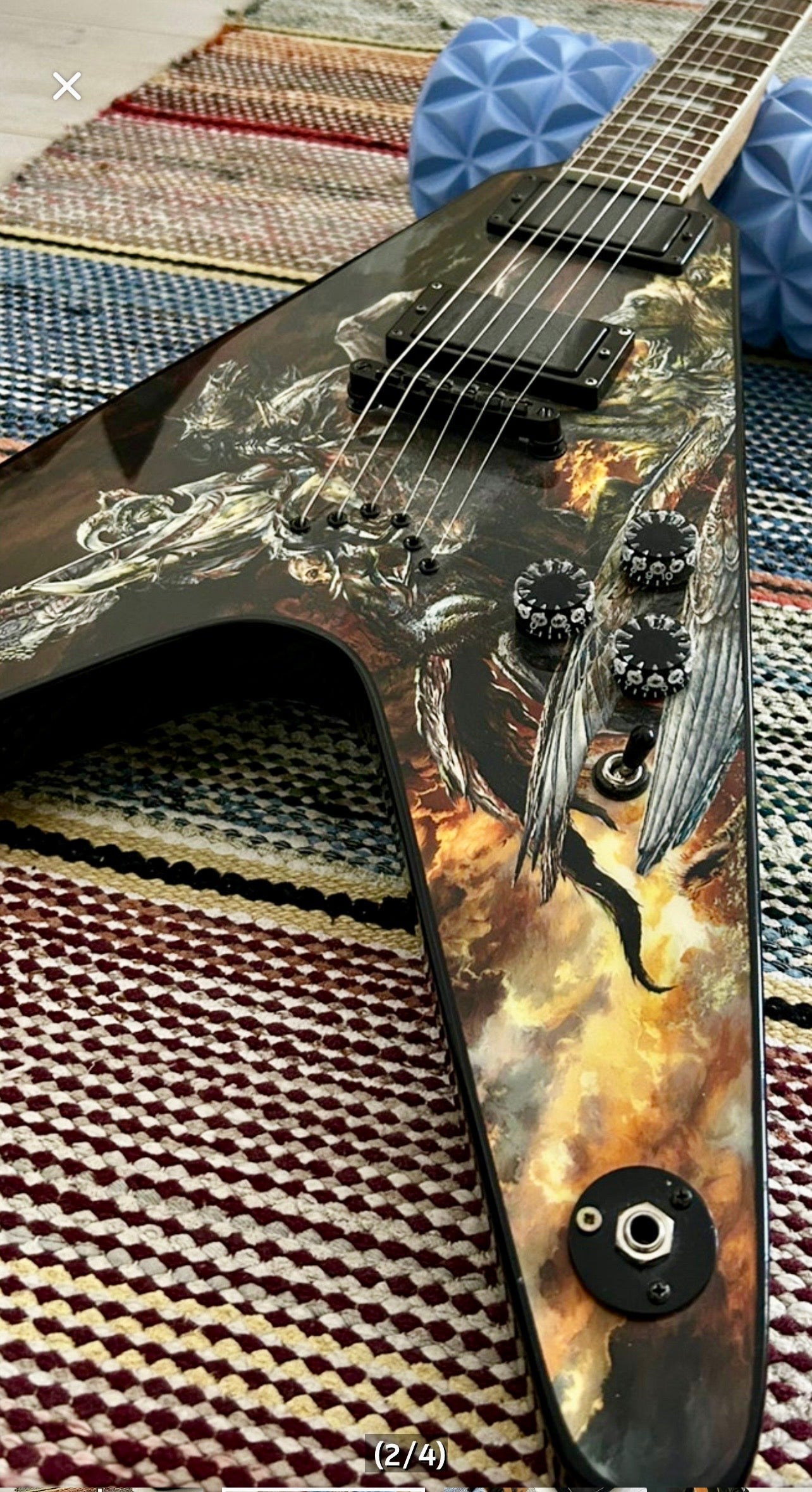 Dean V Hunter Eric Peterson signature guitar