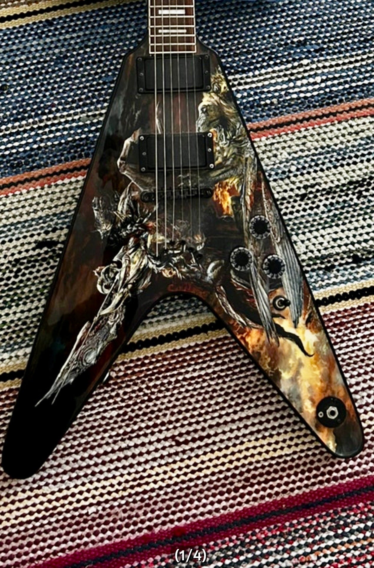Dean V Hunter Eric Peterson signature guitar