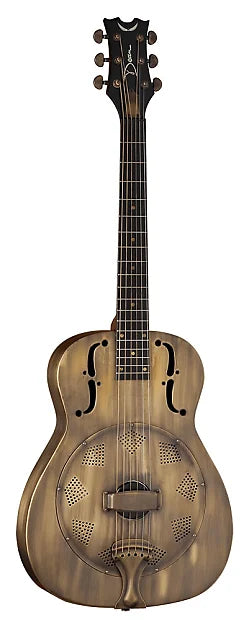 DEAN Heirloom Brass Resonator guitar w/mic