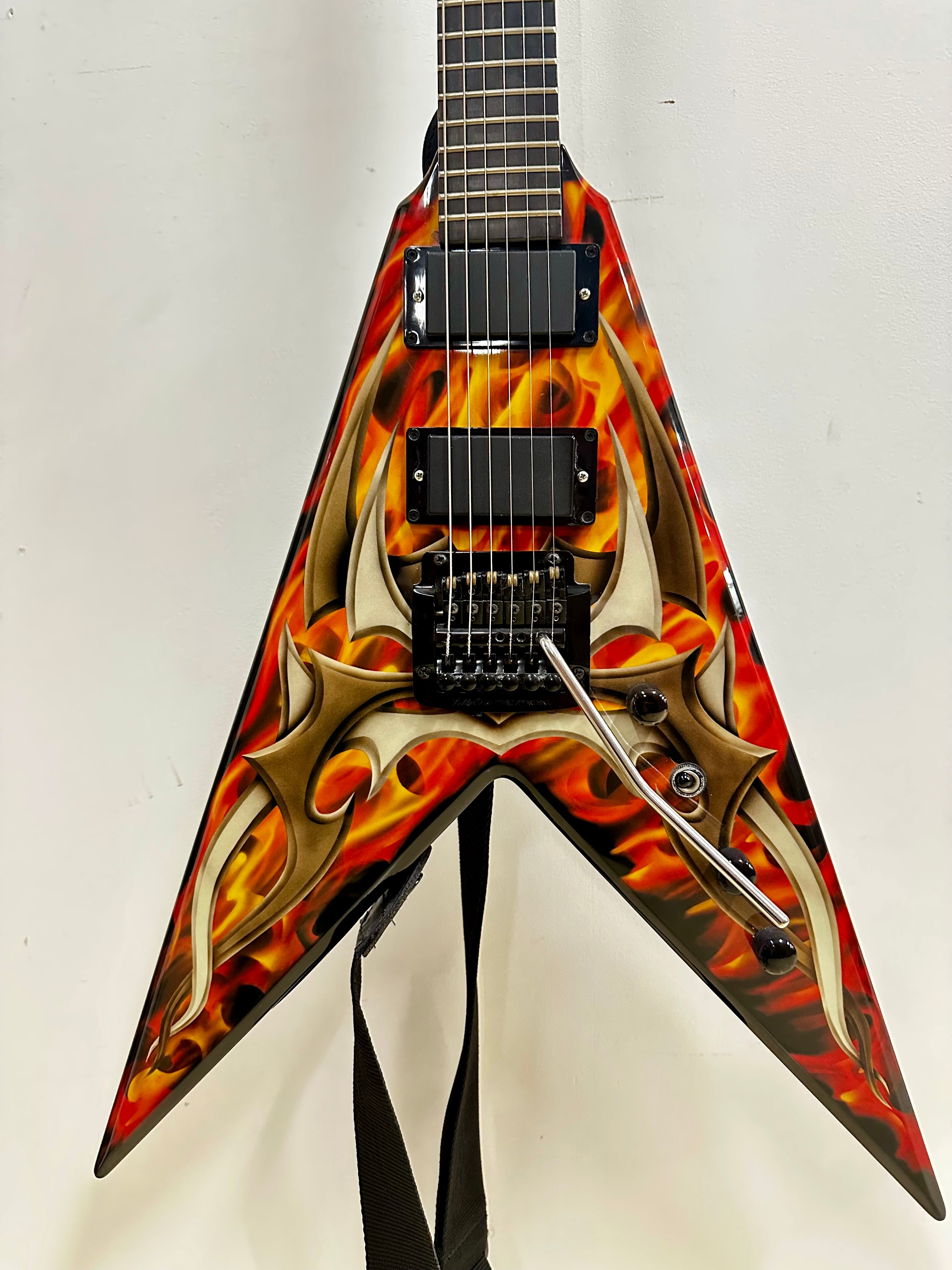 B.C. Rich Kerry King KKV Tribal Flames