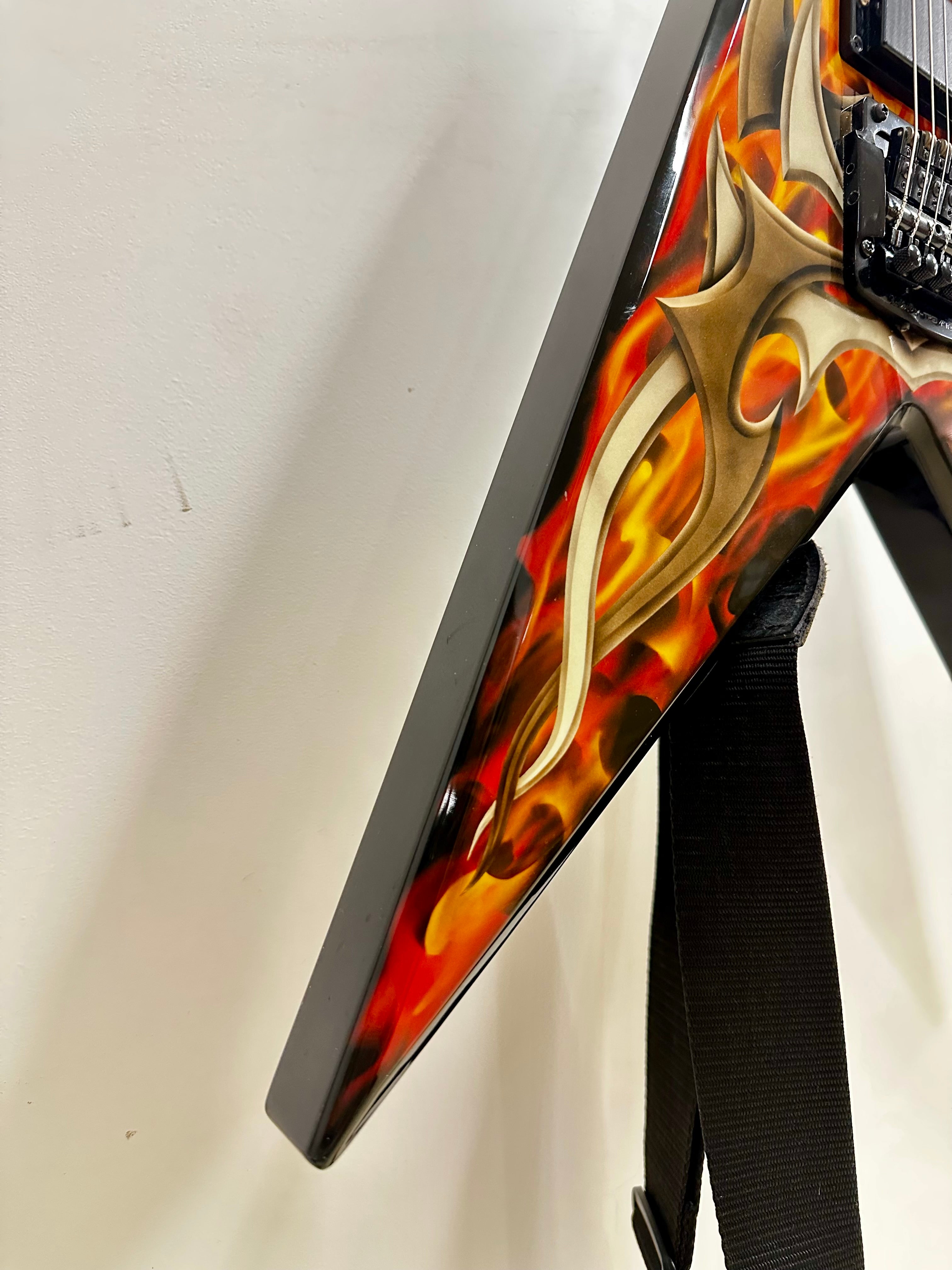 B.C. Rich Kerry King KKV Tribal Flames