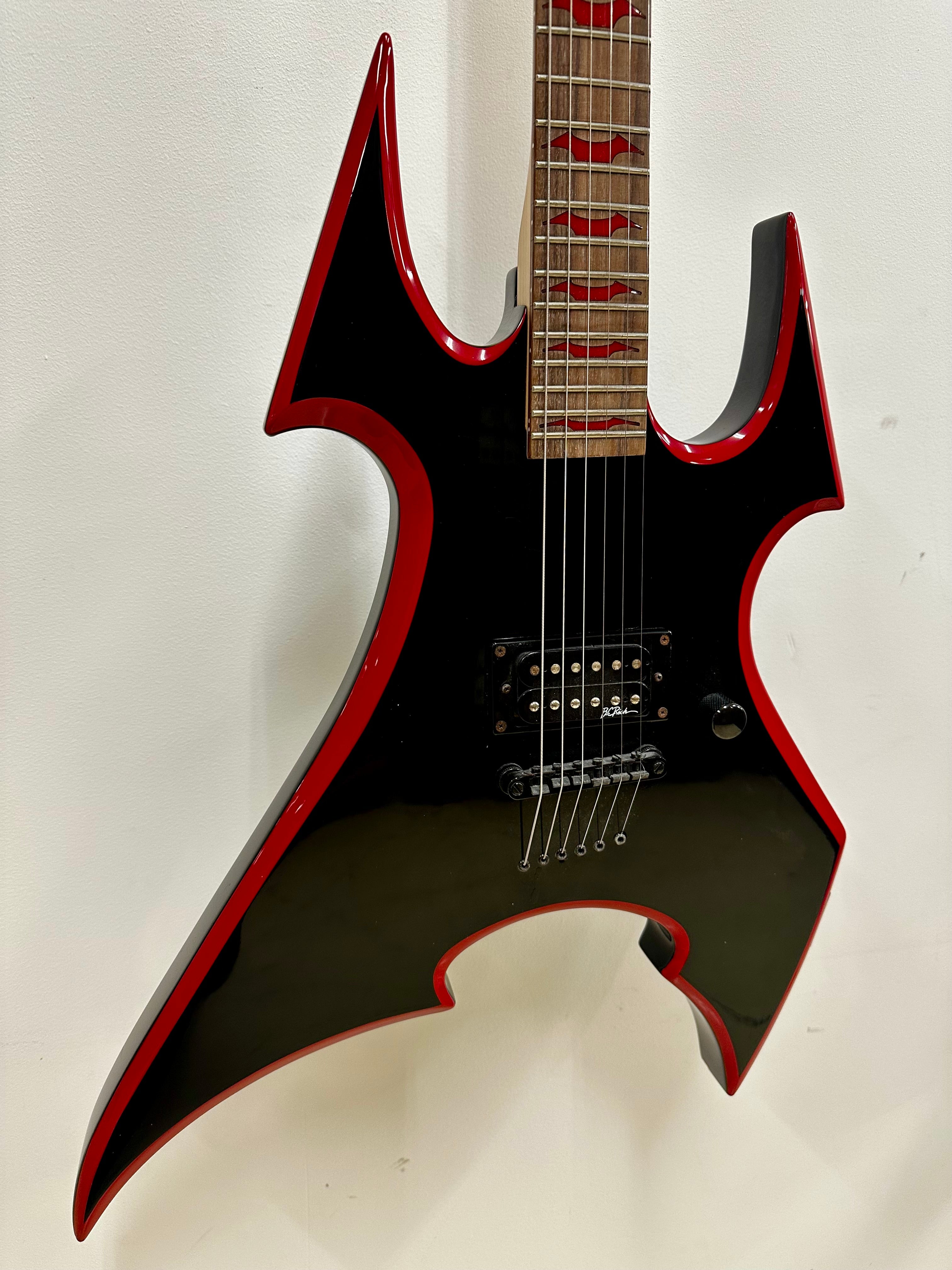 B.C. Rich Avenge SOB Black w/Red Bevels