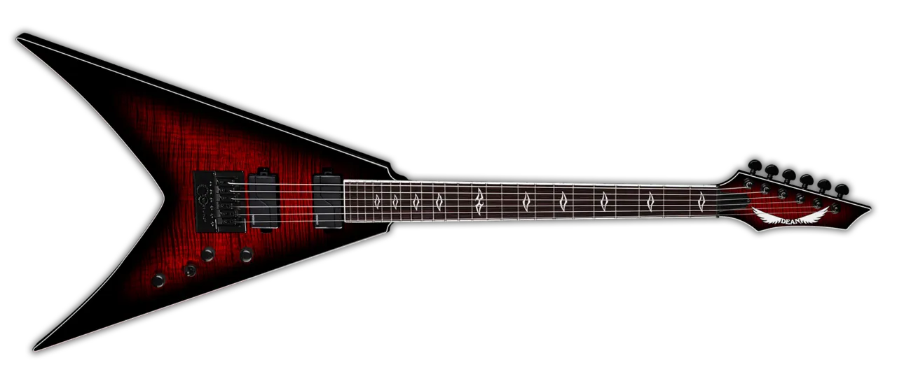 DEAN VENGEANCE SELECT EVERTUNE FLUENCE BLACK CHERRY BURST