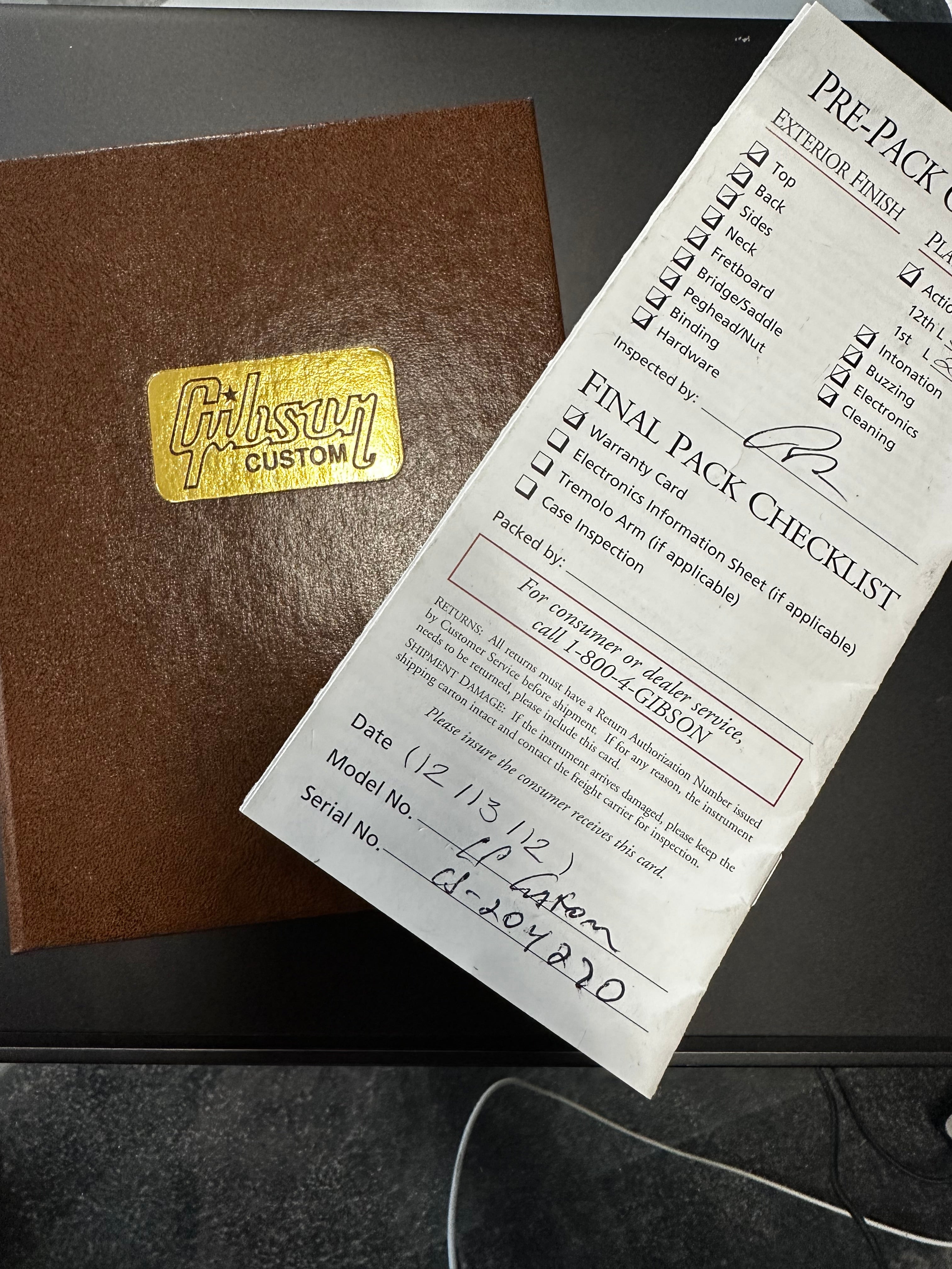 GIBSON Les Paul Custom Shop 2012 electric guitar