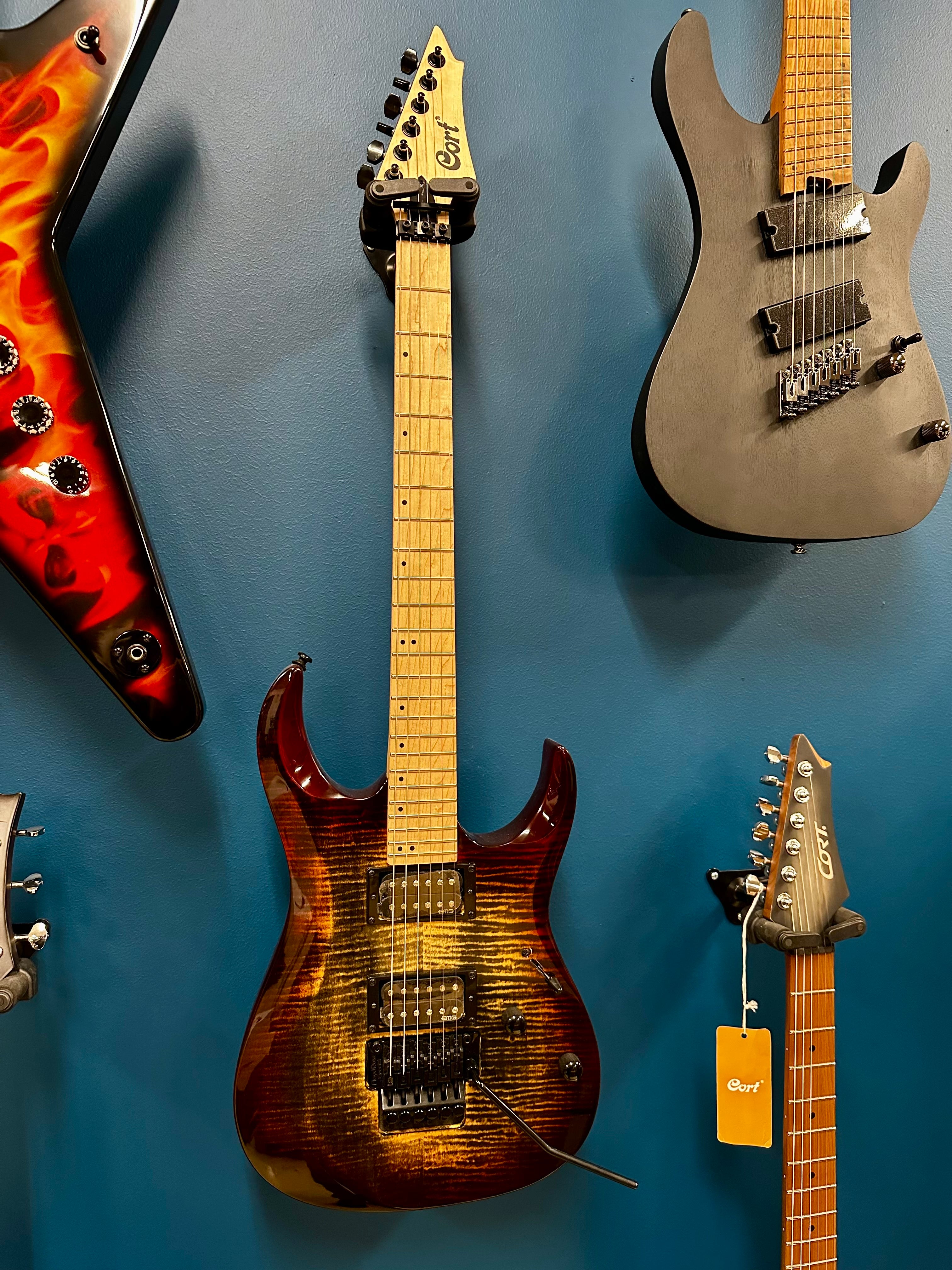 Cort X300 BURGUNDY RED BURST sähkökitara