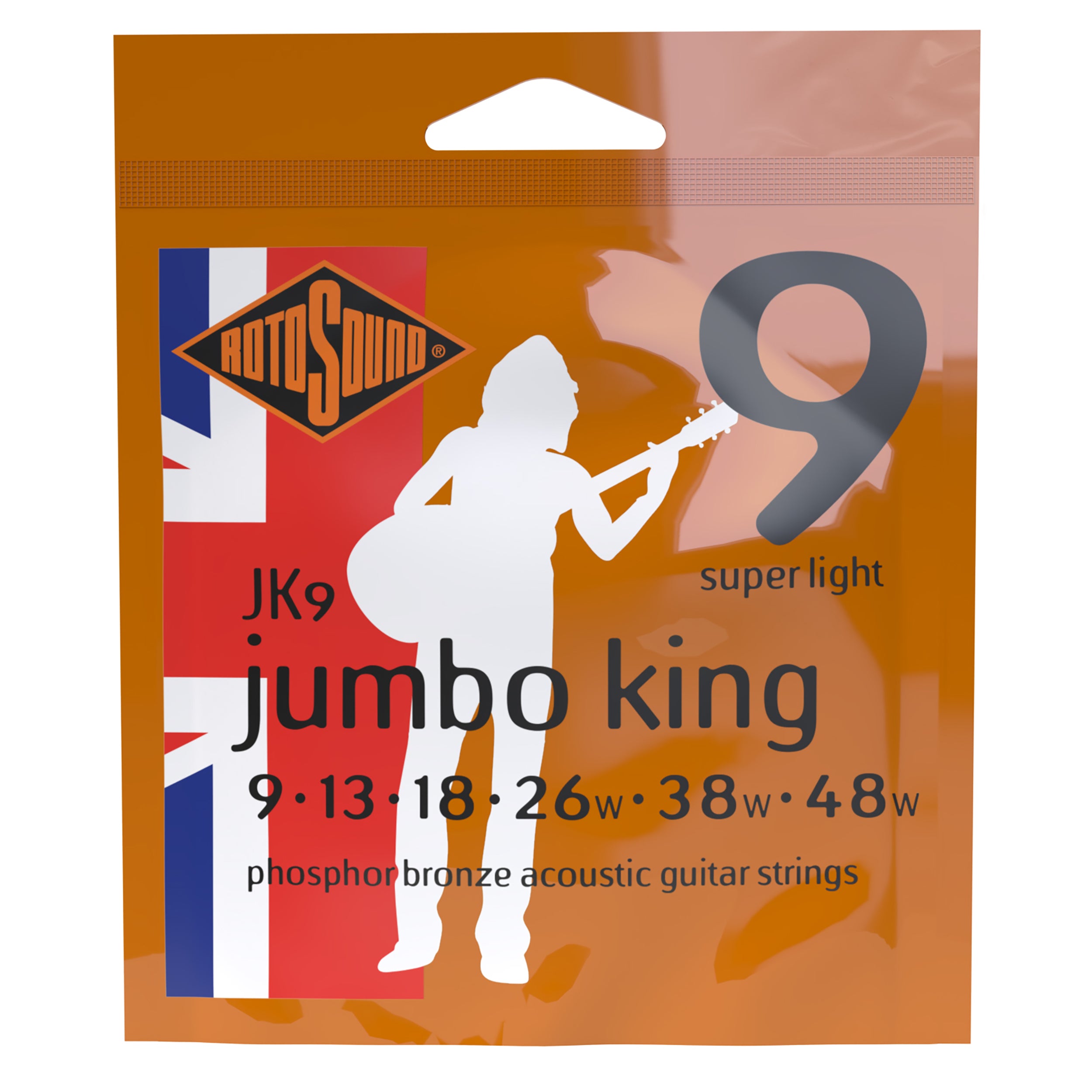 Rotosound JK9 Jumbo King akustisen kitaran kielet 009-048
