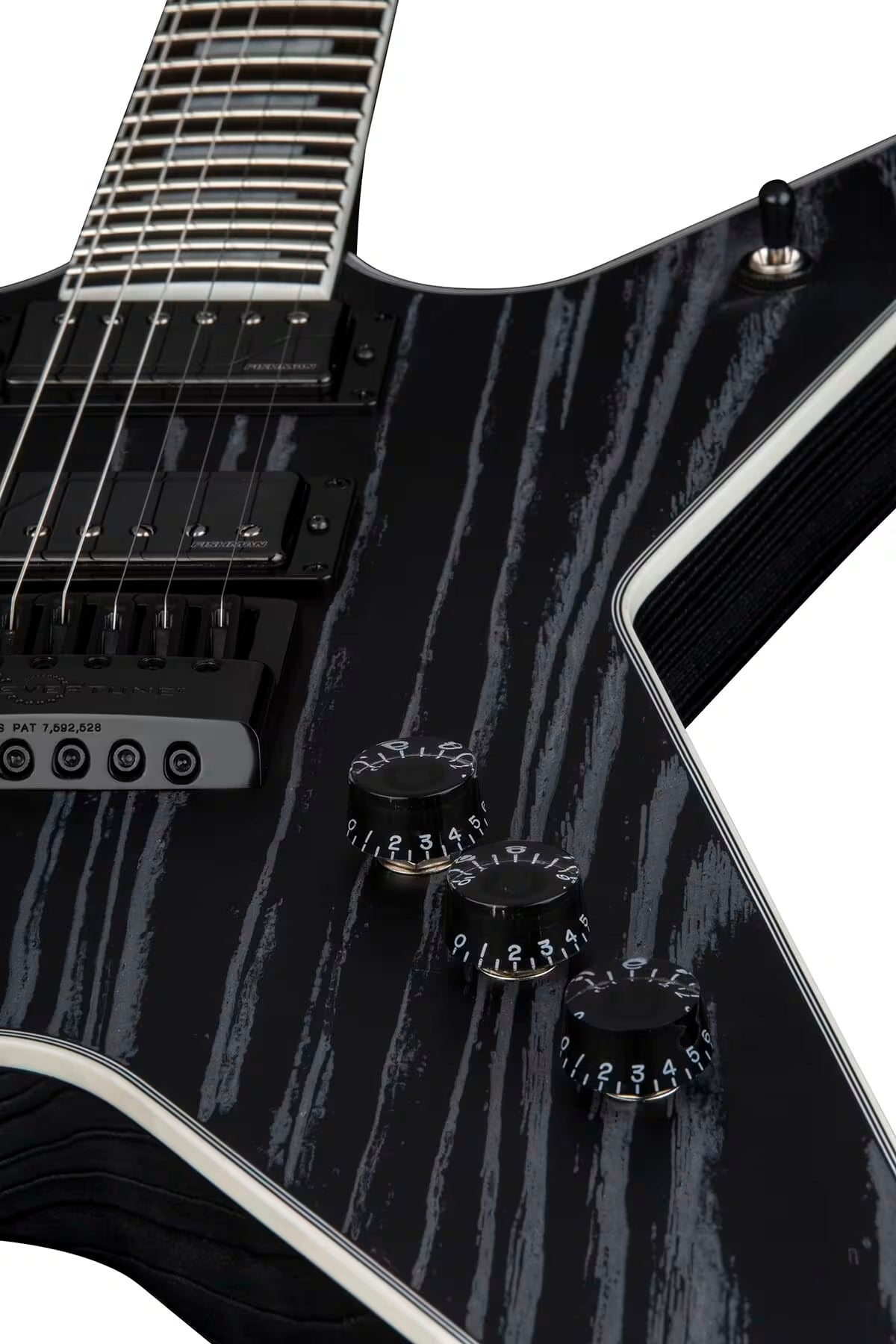 Dean Custom Run #16 ML Sandblasted Grey Electric guitar Sähkökitara