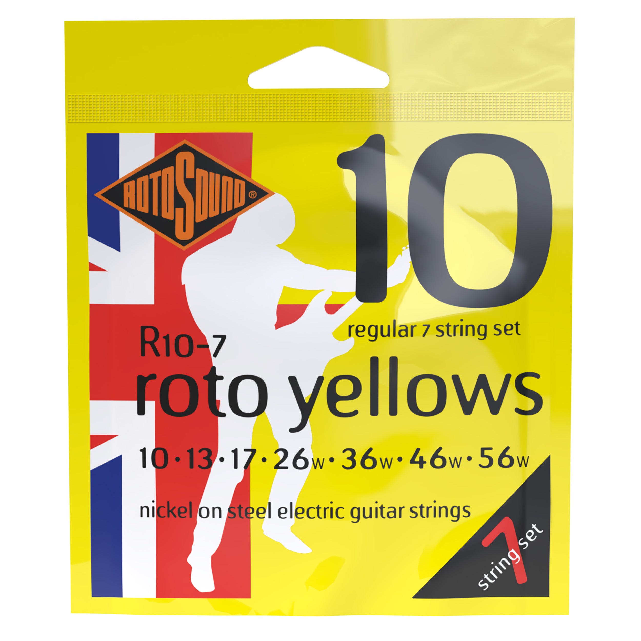 Rotosound R10-7 Roto Yellows 010-056 (7-string)