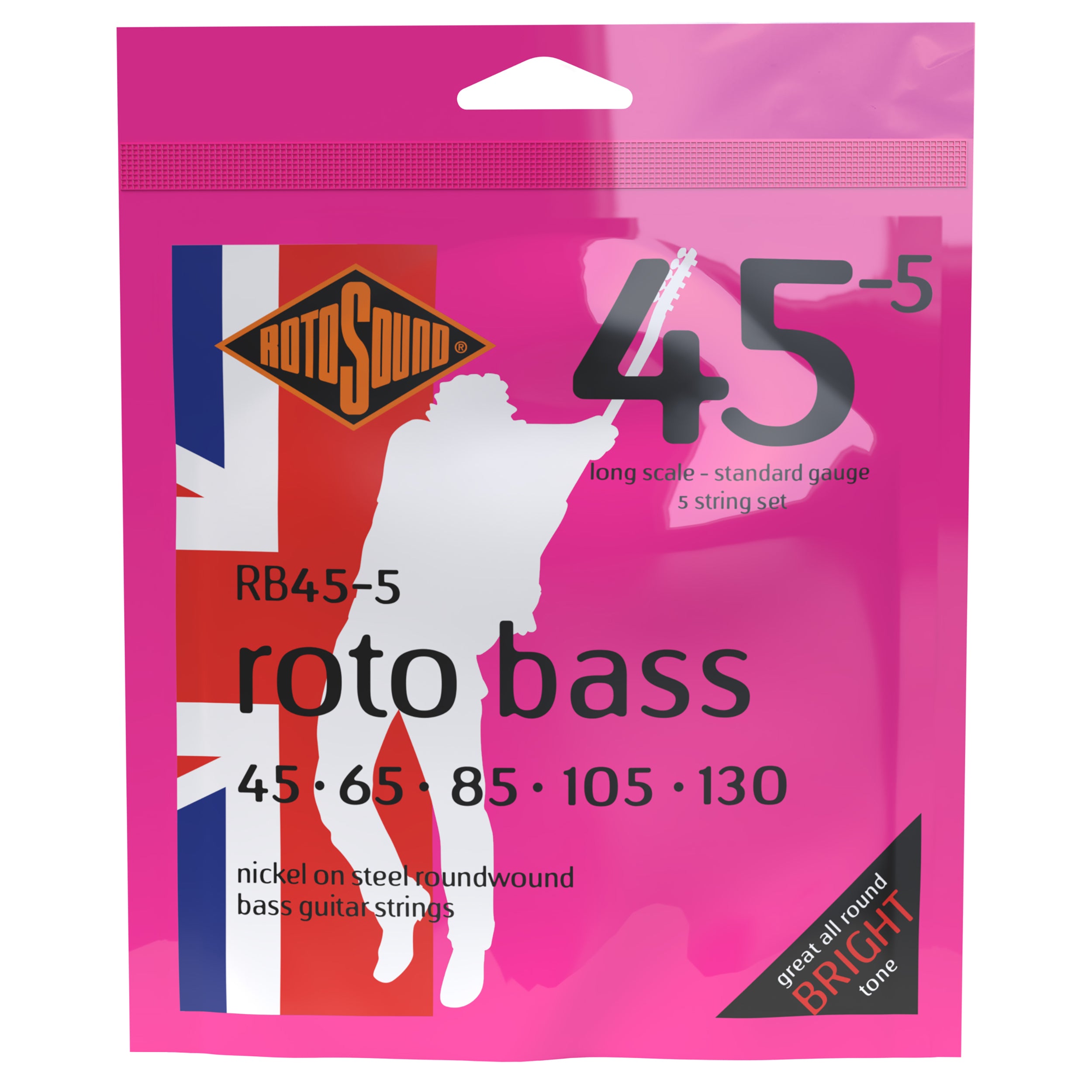 Rotosound RB45-5 Roto Bass bassokitaran kielet 045-130