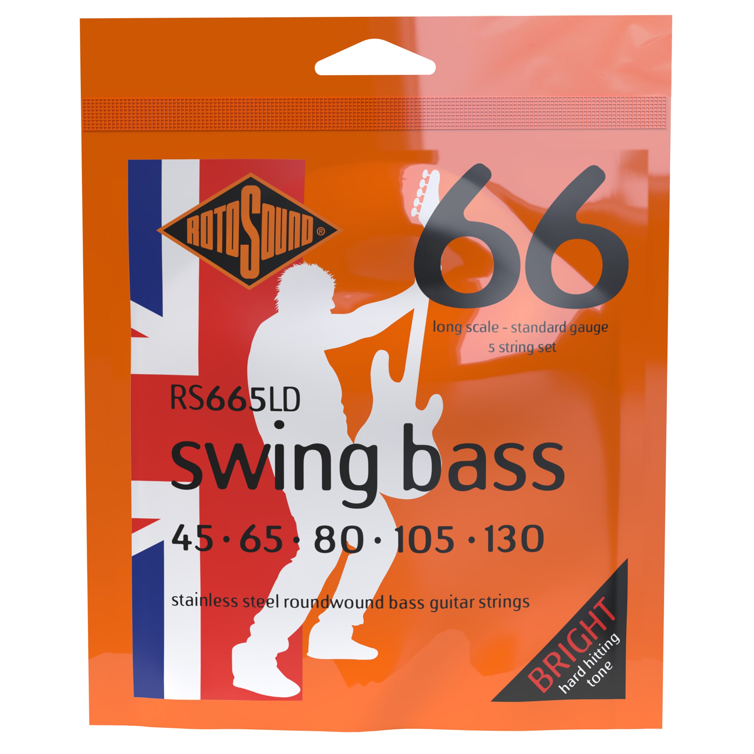 Rotosound RS665LD bassokitaran kielet 045-130