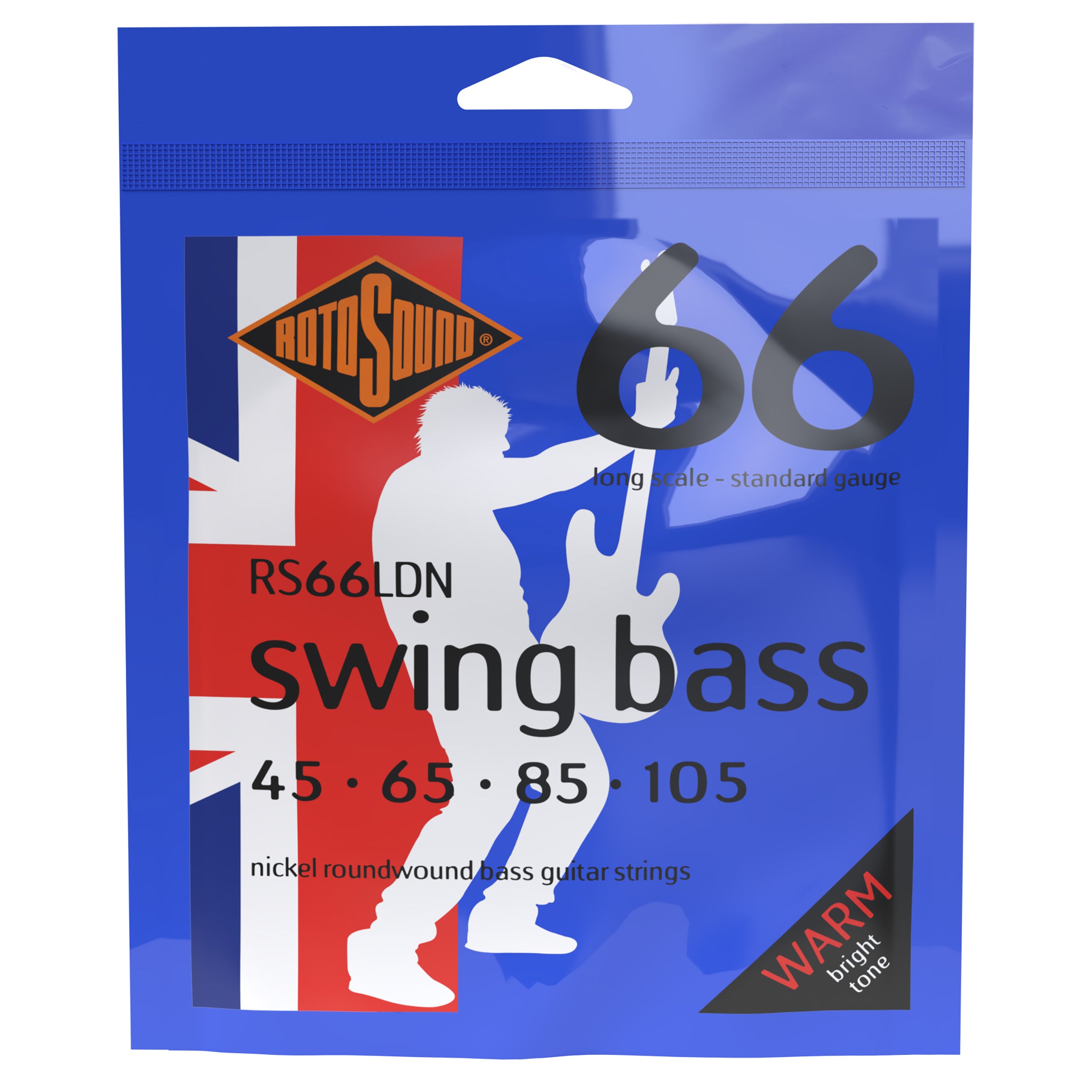 Rotosound RS66LDN Swing Bass Bassokitaran kielet 045-105
