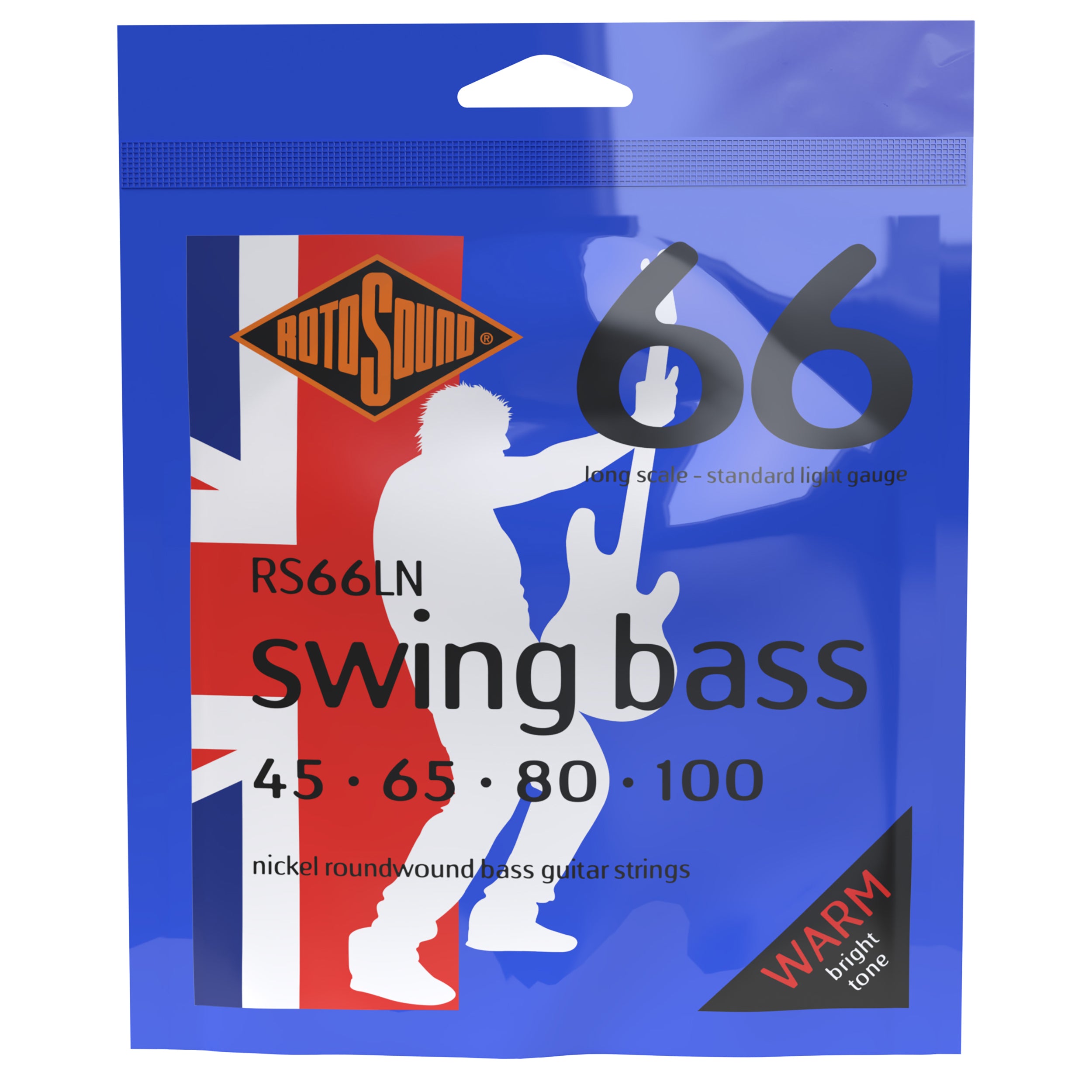 Rotosound RS66LN Swing Bass bassokitaran kielet 045-100