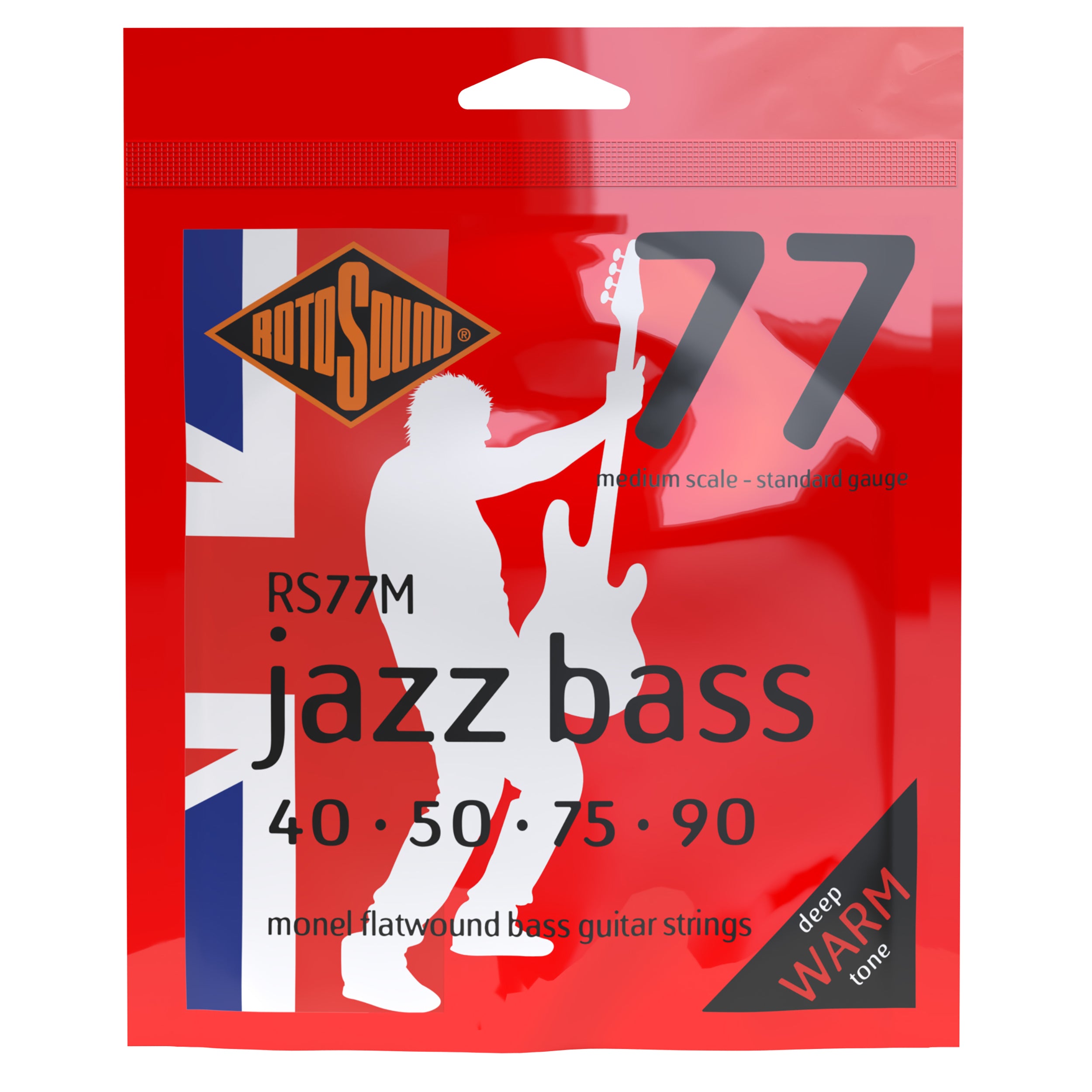 Rotosound RS77M Monel Flatwound Bass Guitar Strings 40-90 Basson kielisetti