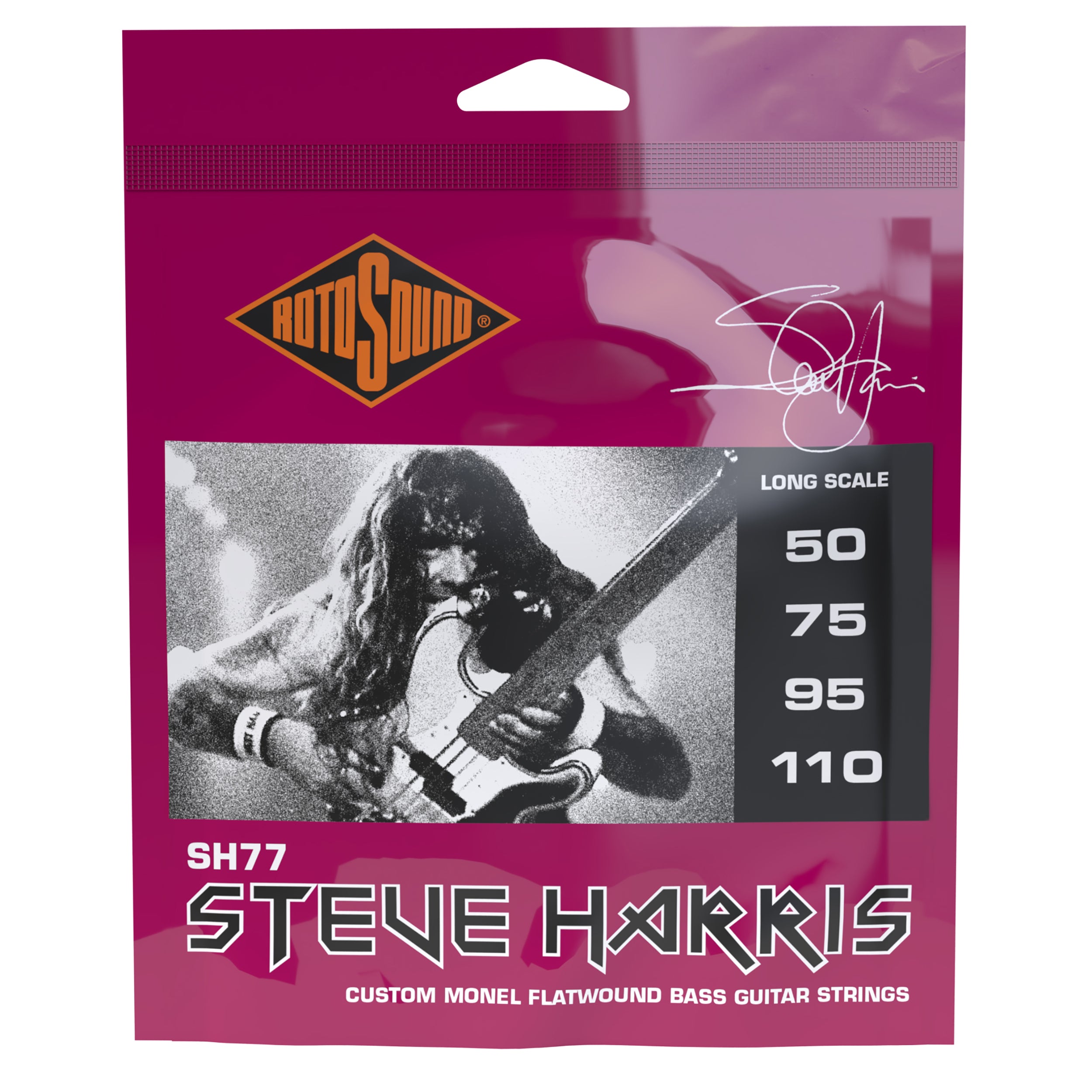 Rotosound Steve Harris SH77 bassokitaran kielet 050-110