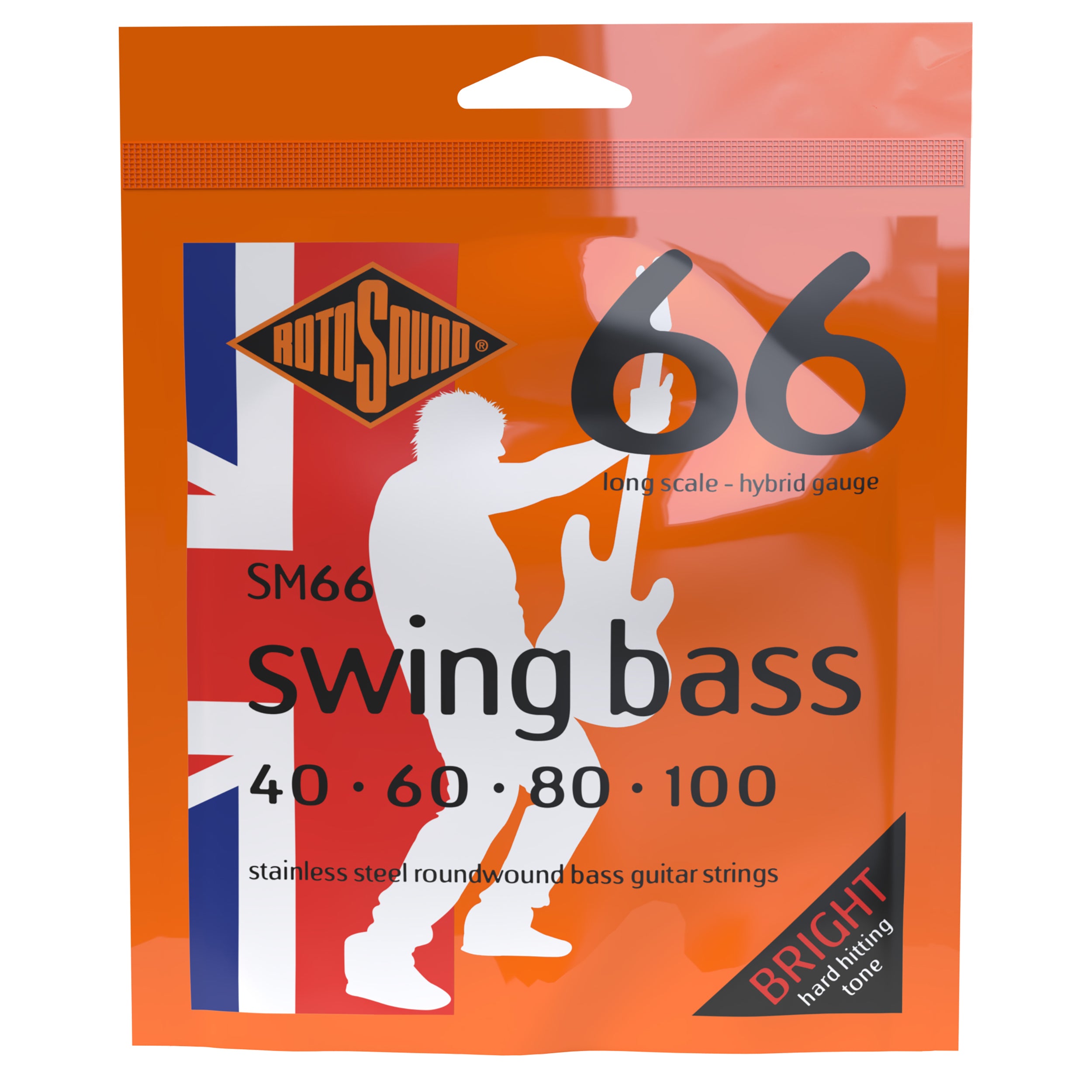 Rotosound SM66 Swing Bass Bassokitaran kielet 040-100