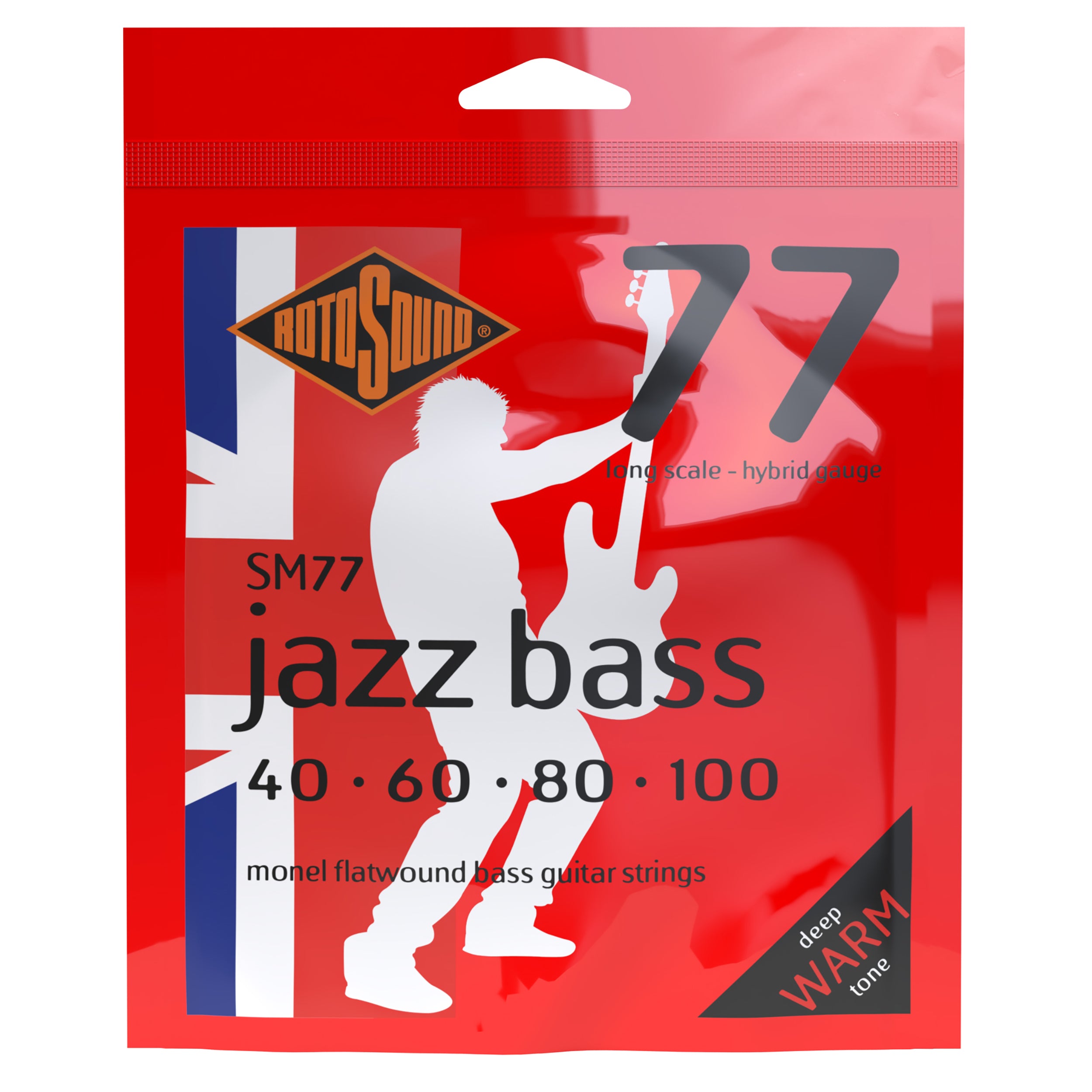 Rotosound SM77 Jazz Bass BASSOKITARAN KIELET 040-100