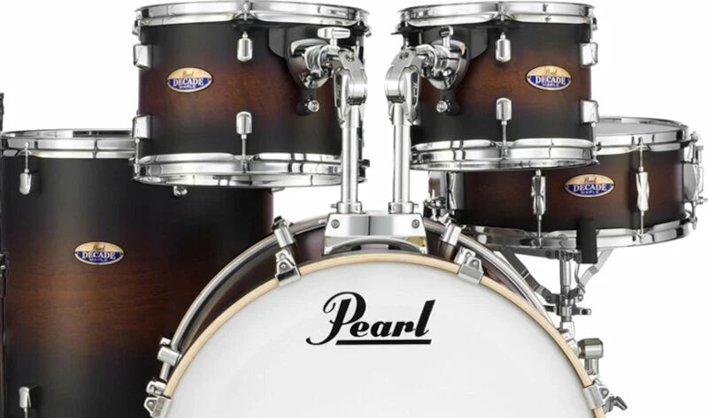 Pearl DMP905/C260 Satin Brown Burst Decade Maple 20" Drumset w/h