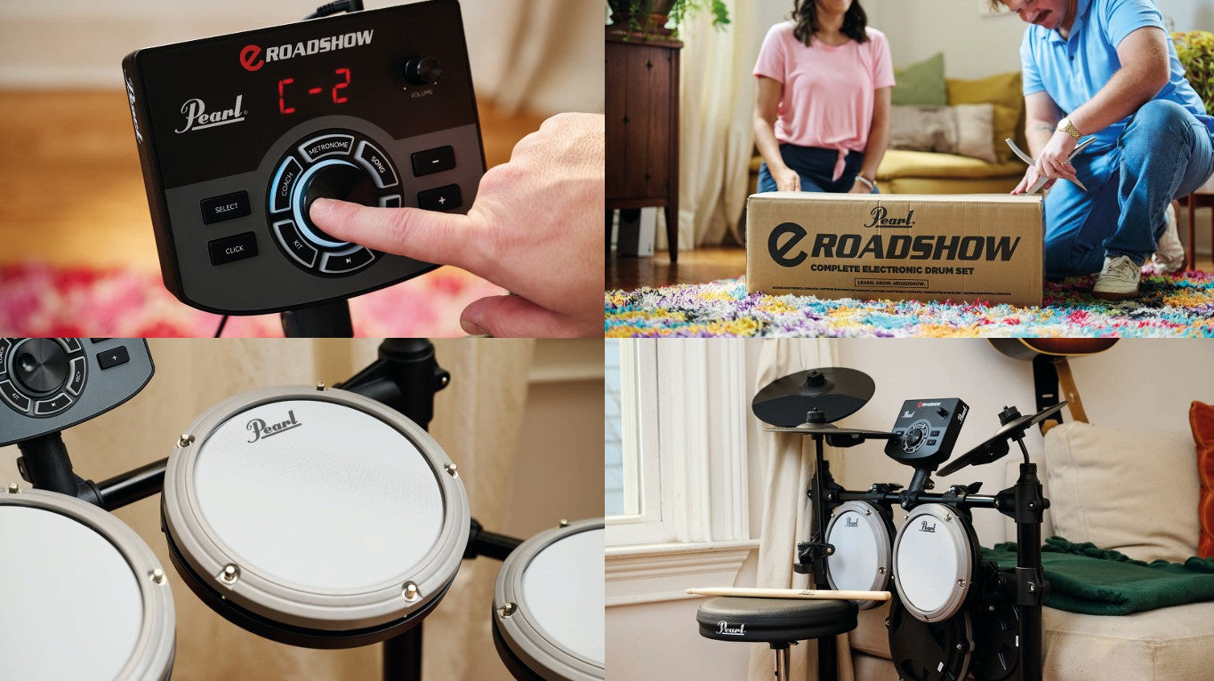 Pearl ERS1000 eRoadshow Electronic Drum Set Complete Kit
