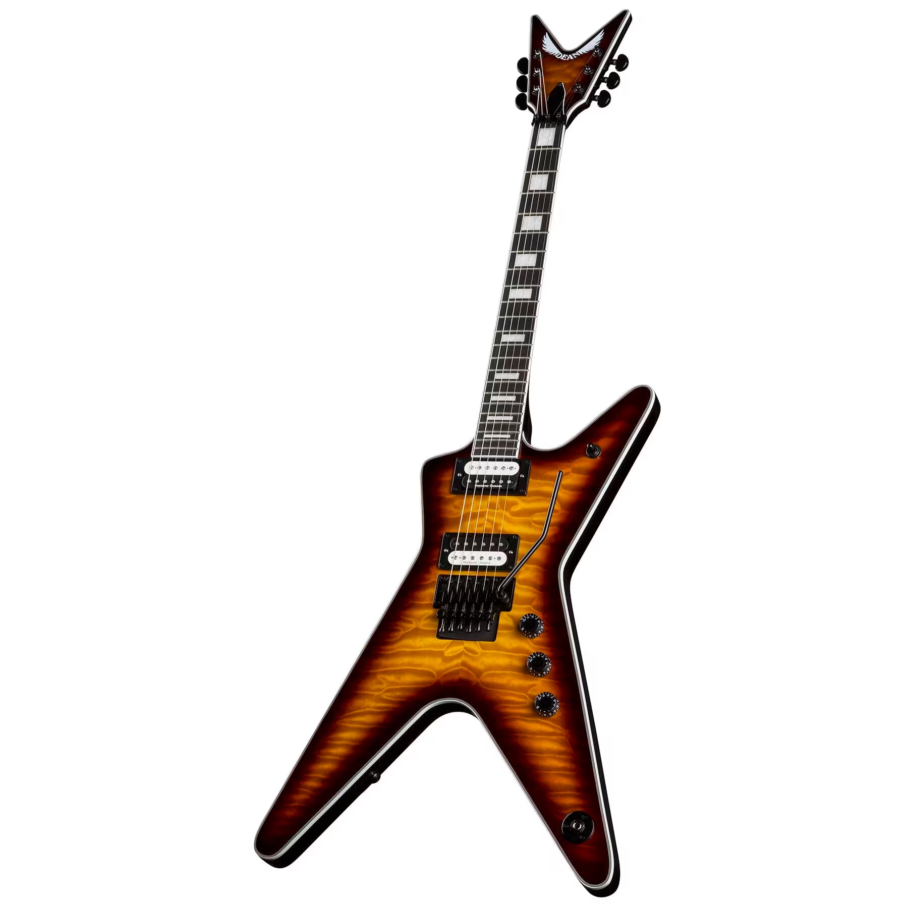 DEAN ML Select Floyd Quilt Maple Top Trans Brazilia