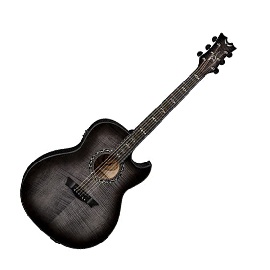 DEAN 2023 Exhibition FL Ultra Charcoal Black elektro/akustinen kitara