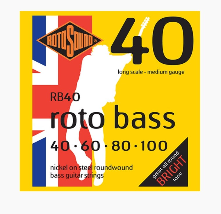 ROTOSOUND RB40 BASS NICKEL MEDIUM 40-100 Basson kielet