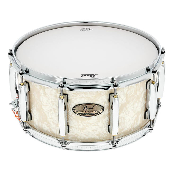 Pearl Session Select STS1465S/C405 Nicotine Marine White Pearl 14x6.5 Virvelirumpu