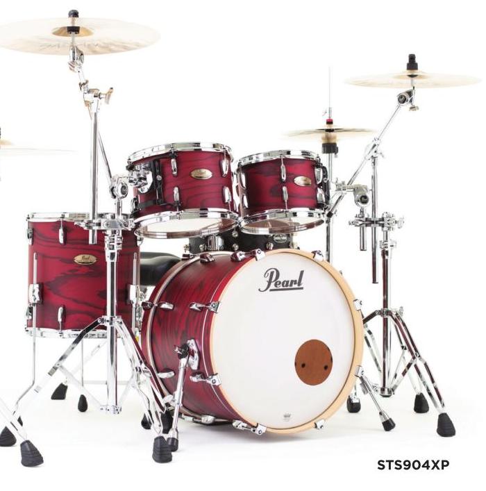Pearl Session Studio STS924XSP Scarlet Ash
