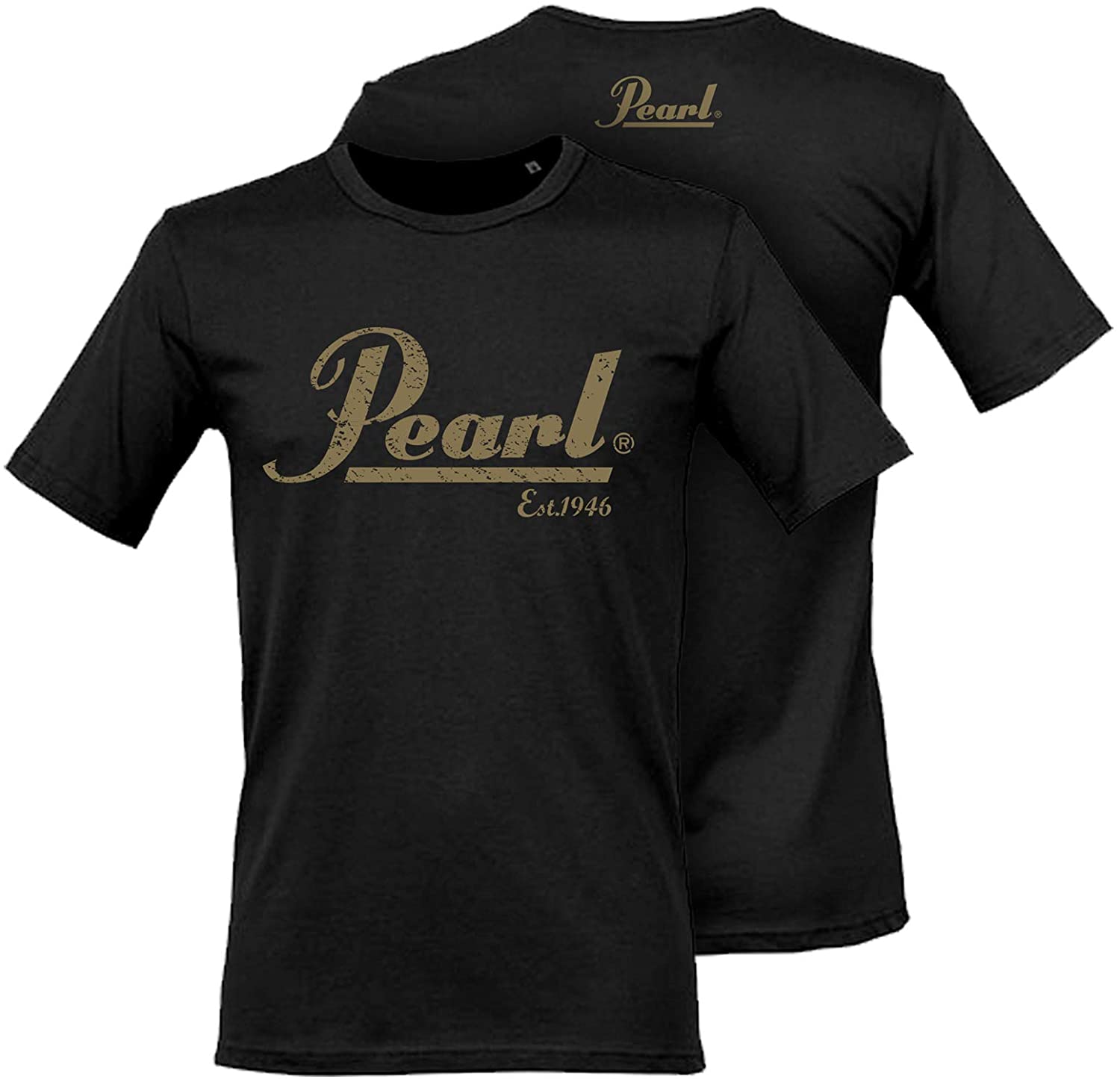 PEARL T-Paita Est. 1946 Gold logo S size