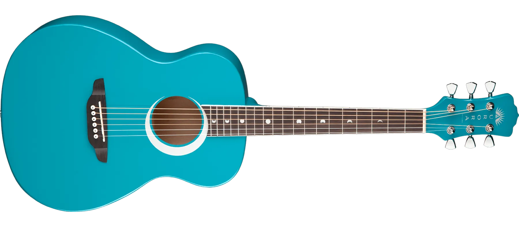 Luna Aurora Borealis Teal 3/4 akustinen kitara