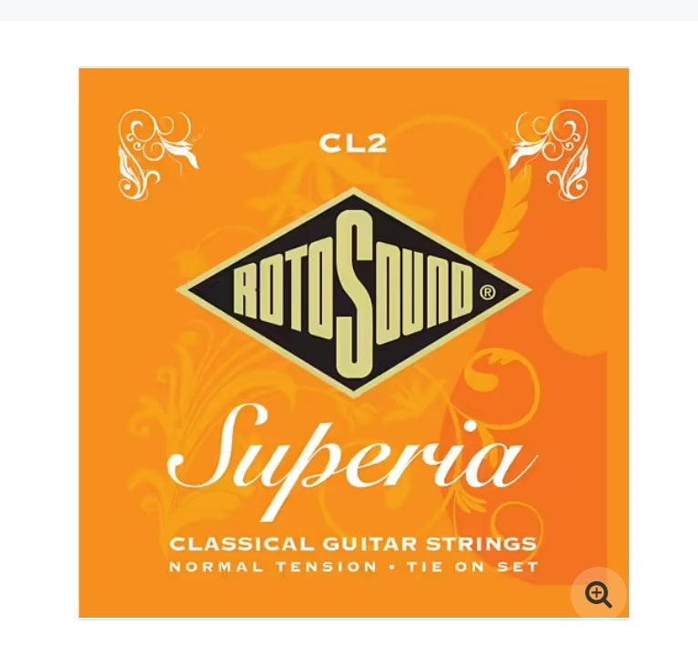 Rotosound CL2 Superia Classical Strings Normal Tension klassisen kitaran kielet medium