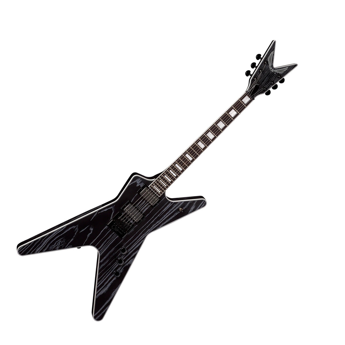 Dean Custom Run #16 ML Sandblasted Grey Electric guitar Sähkökitara