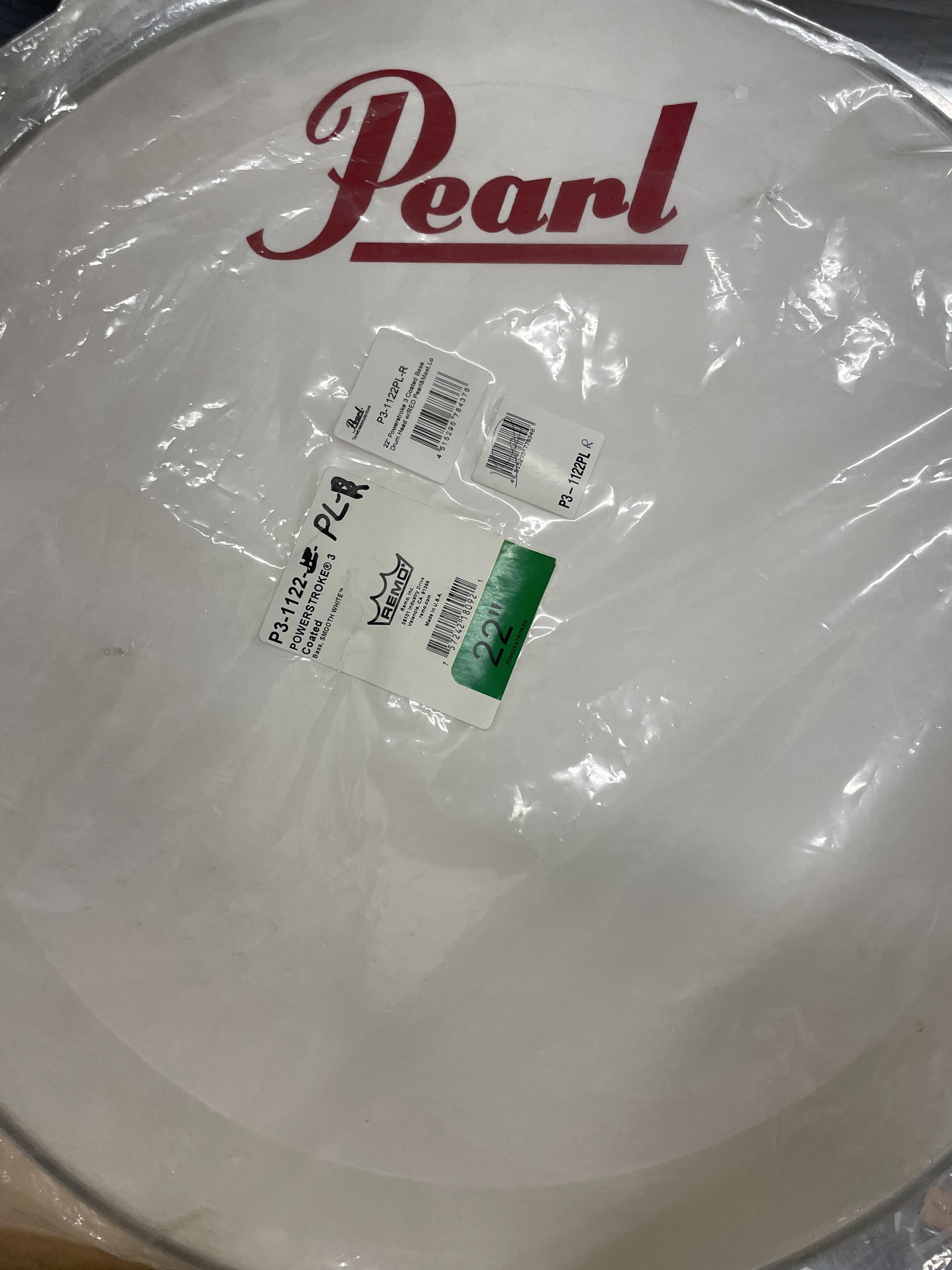 Pearl Powerstroke3 Coated Red logo 22" etukalvo