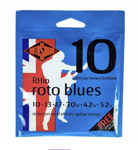 Rotosound RH10 Roto Blues sähkökitaran kielet 010-052