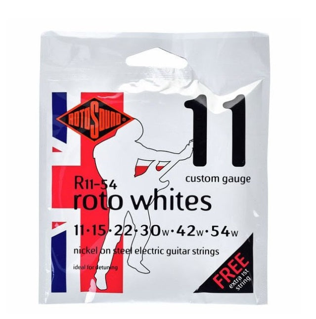 Rotosound R11-54 Whites 11-54 Nickel Strings sähkökitaran kielet