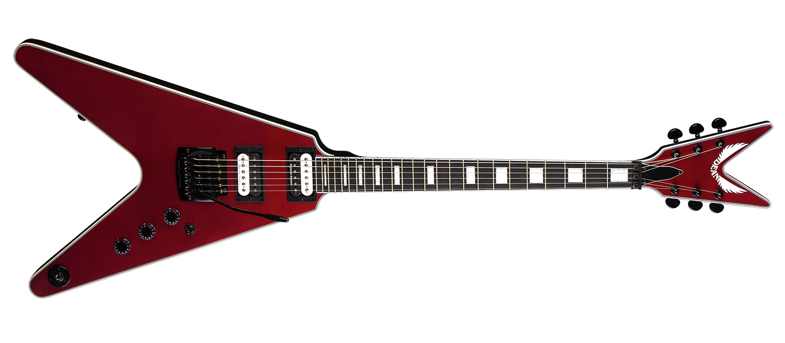 DEAN V Select 24 Kahler Metallic Red Satin