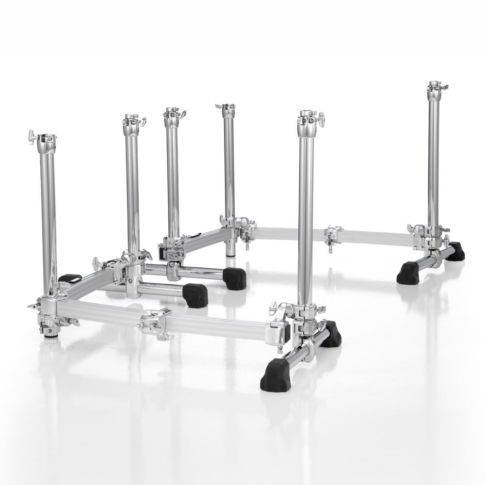 PEARL DR-564C Double Wide Drum Rack,Icon Twin Curved 2-Side Rack
