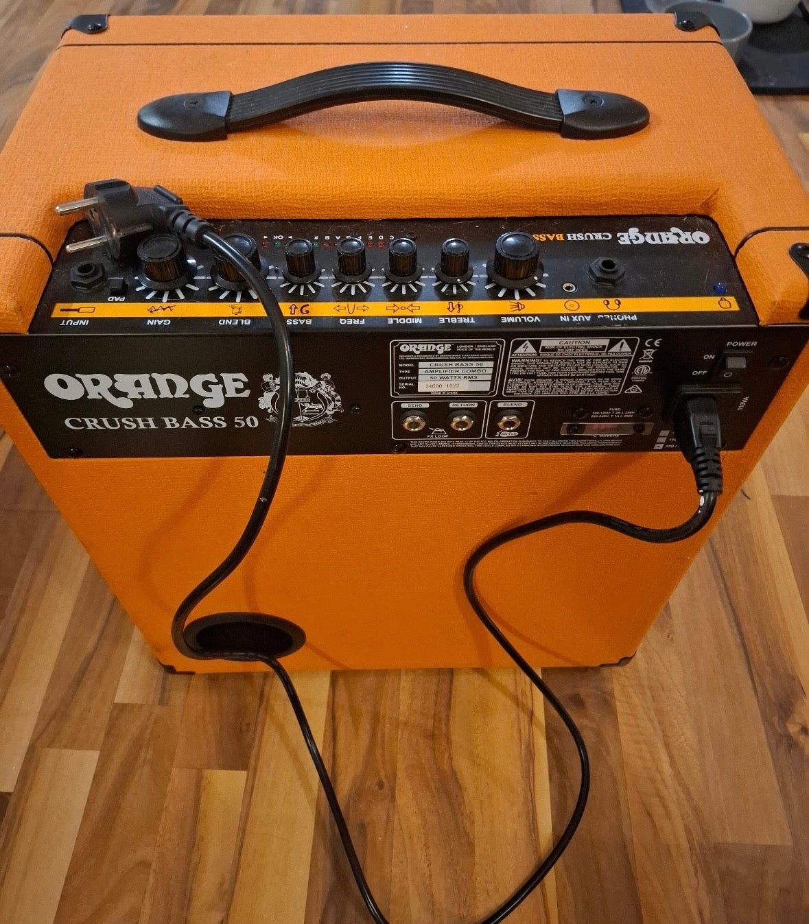 Orange Crush 50 Bass amp reowned
