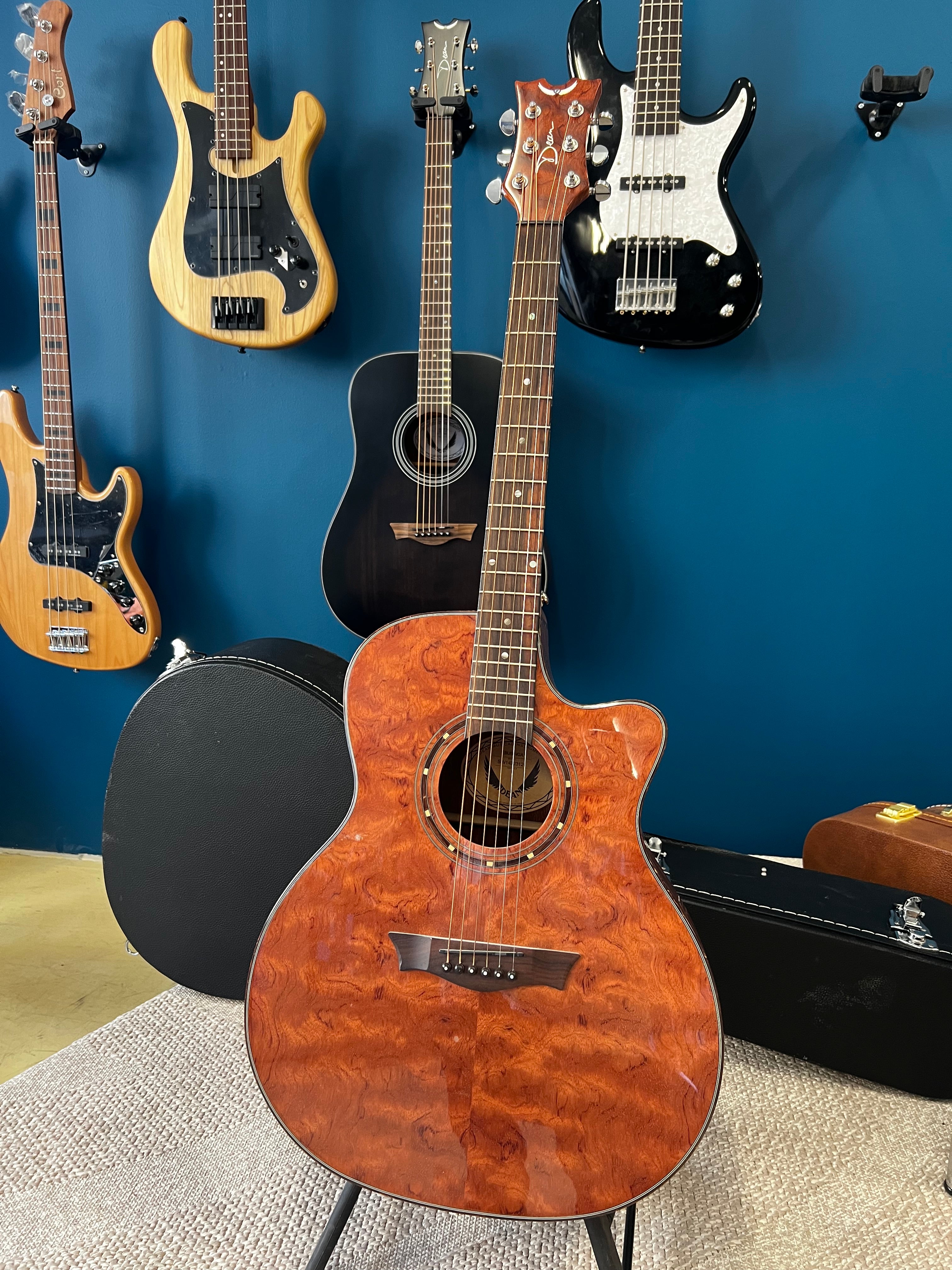 Dean Exotica Bubinga acoustic guitar