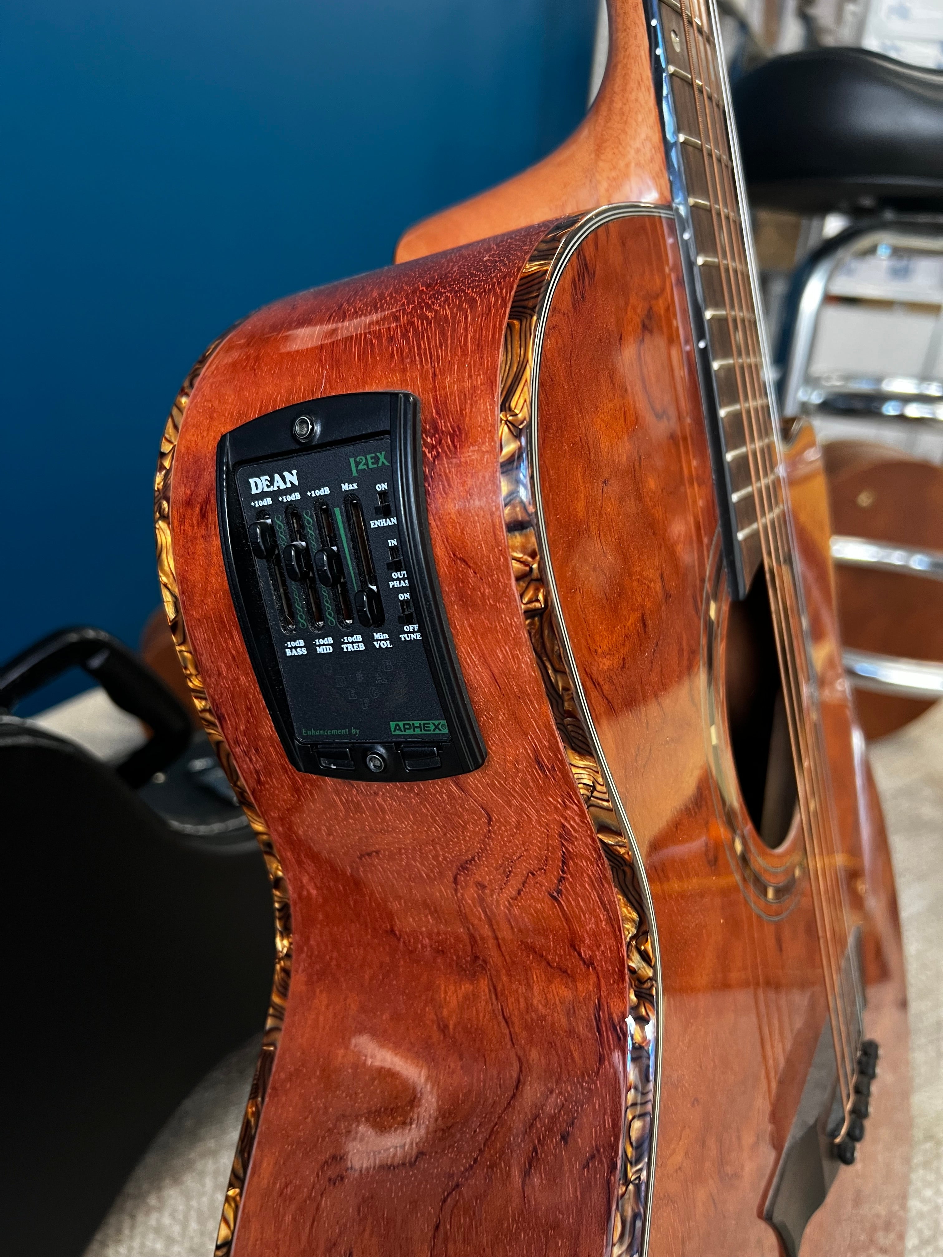 Dean Exotica Bubinga acoustic guitar