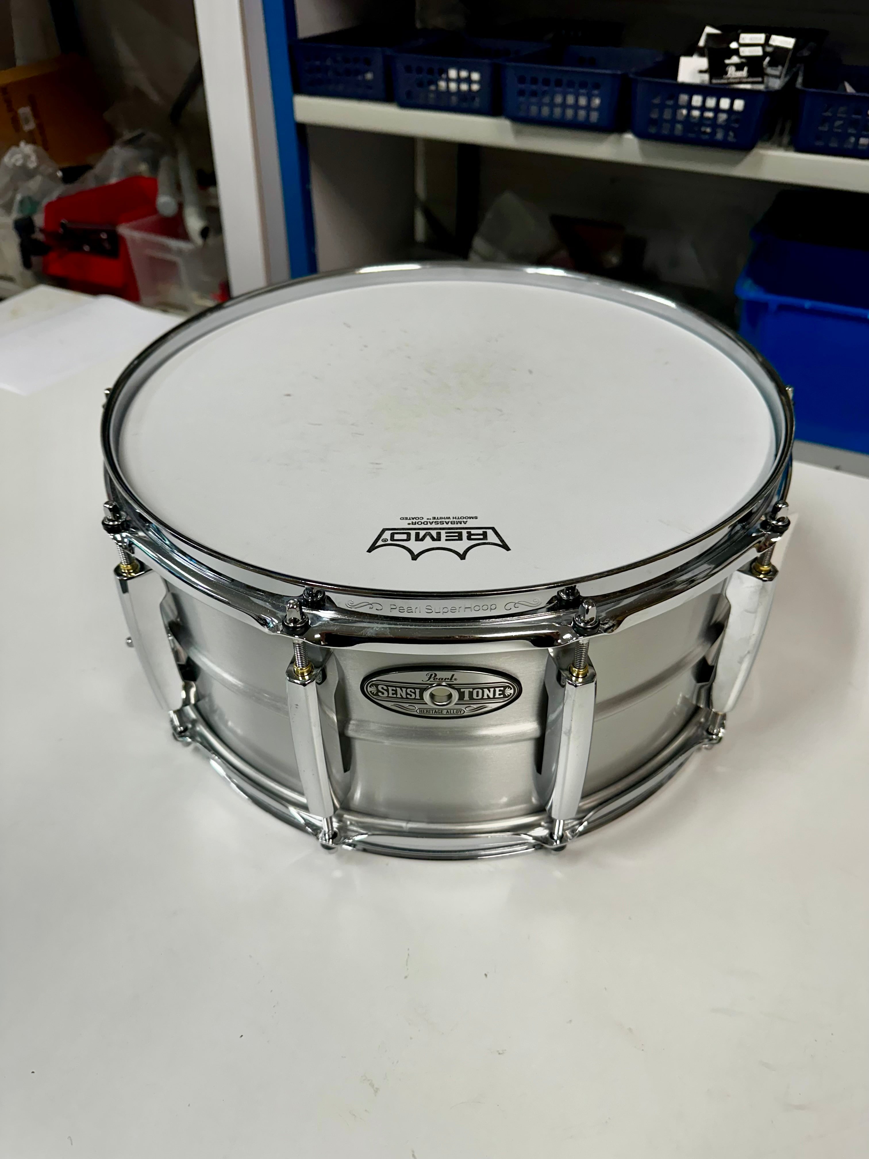PEARL 14”x6.5” SENSITONE ALUMINIUM SNARE DRUM B-stock