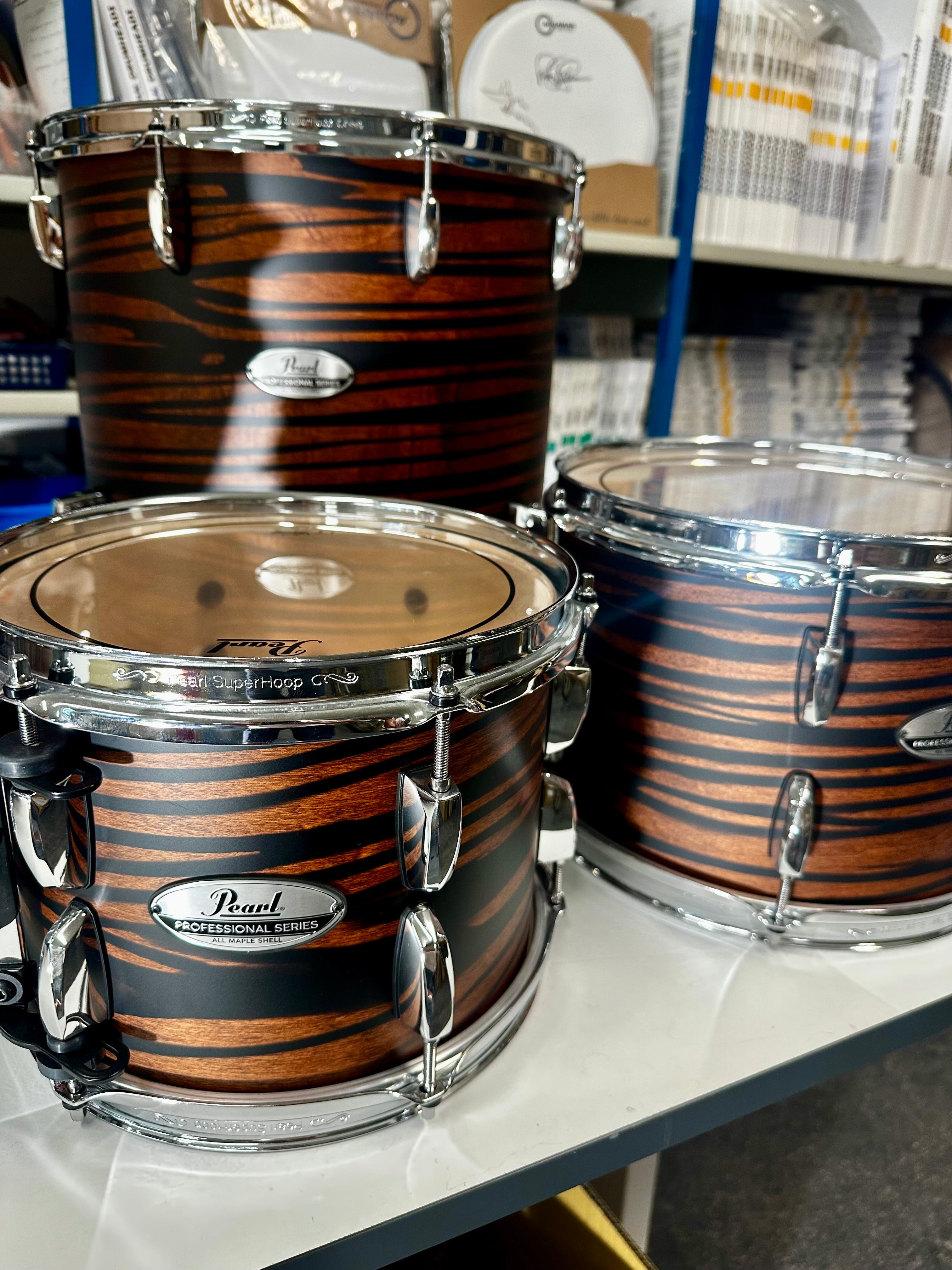 PEARL PMX924XSP/C883 Matte Mocha Swirl Professional Series Shell pack