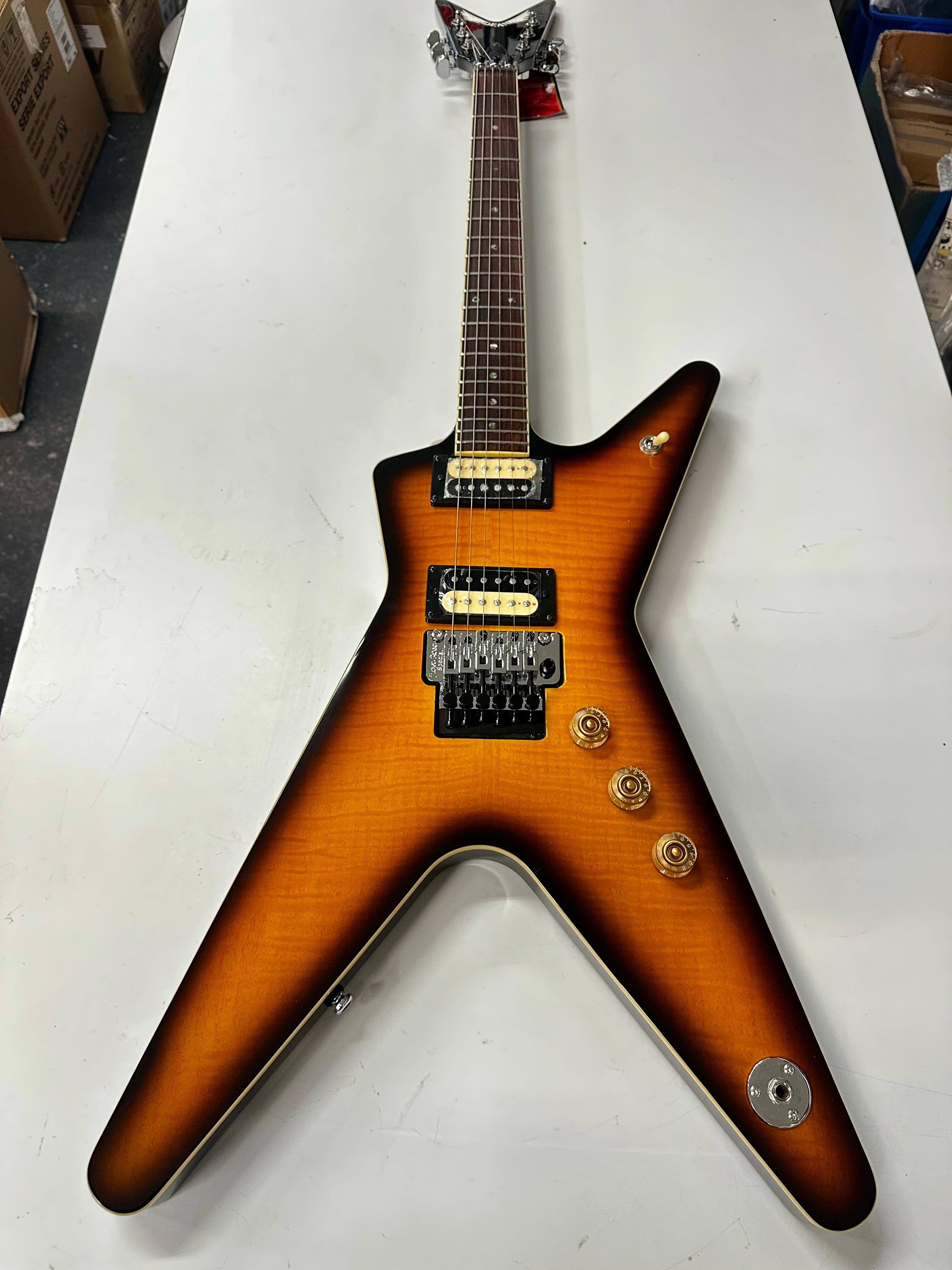 Dean ML 79 Floyd Flame Top TBZ Electric Guitar B-stock