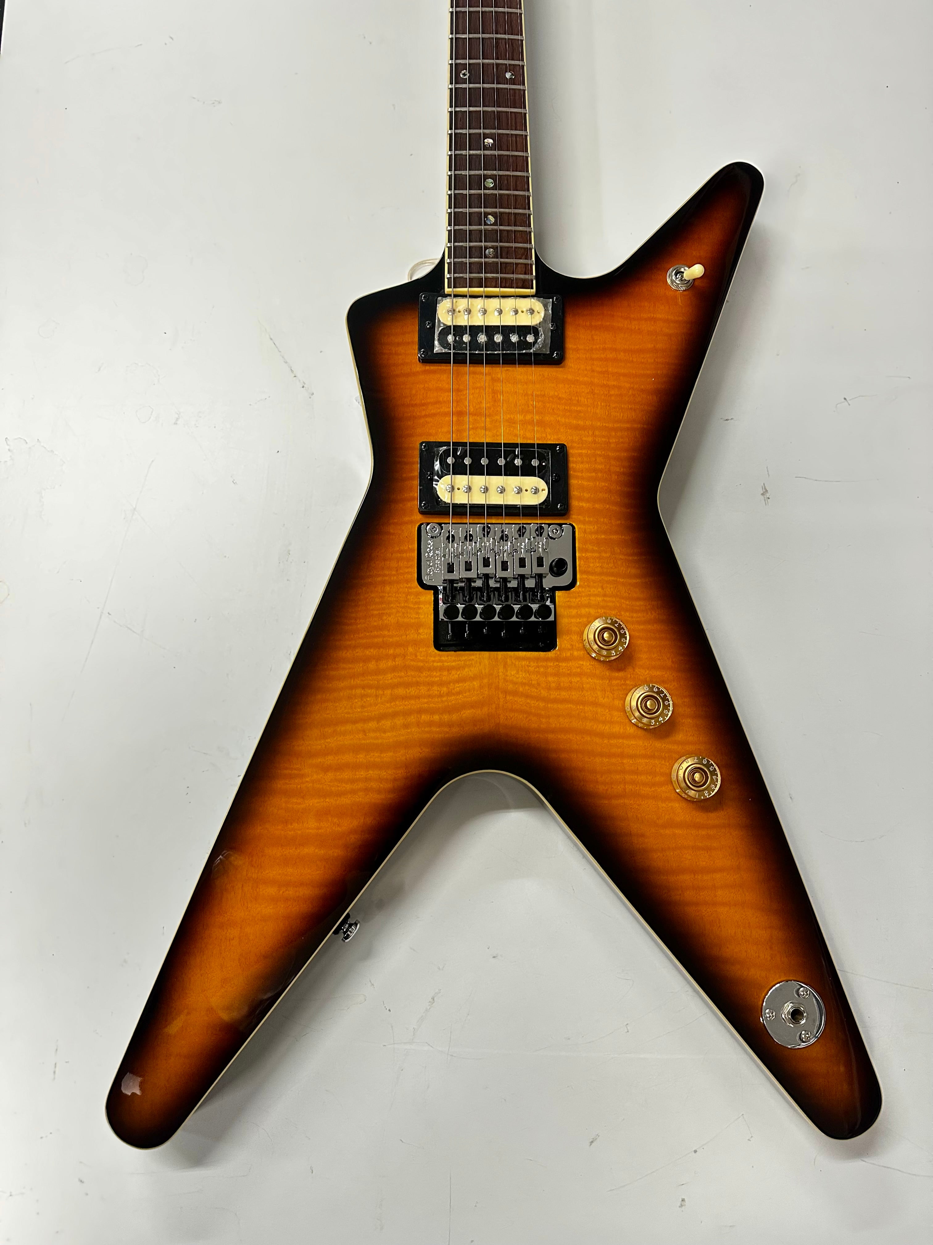 Dean ML 79 Floyd Flame Top TBZ Electric Guitar B-stock