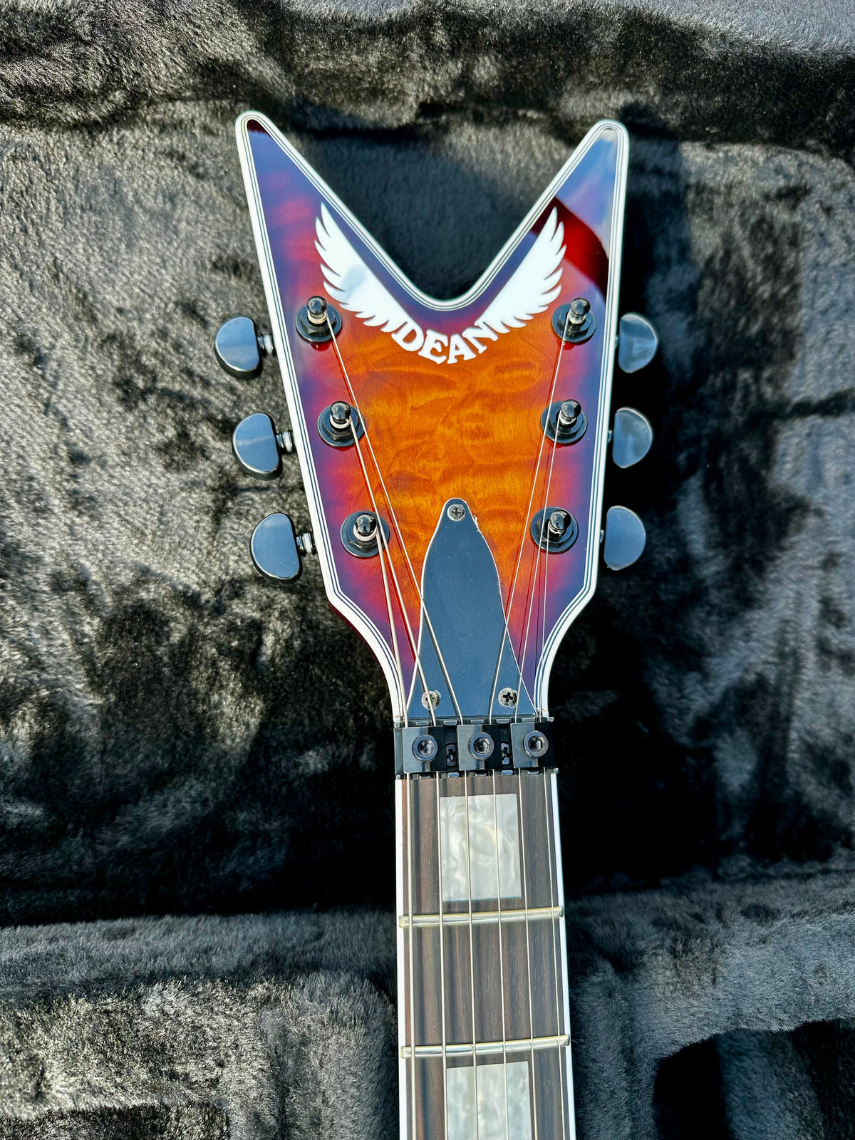 DEAN ML Select Floyd Quilt Maple Top Trans Brazilia
