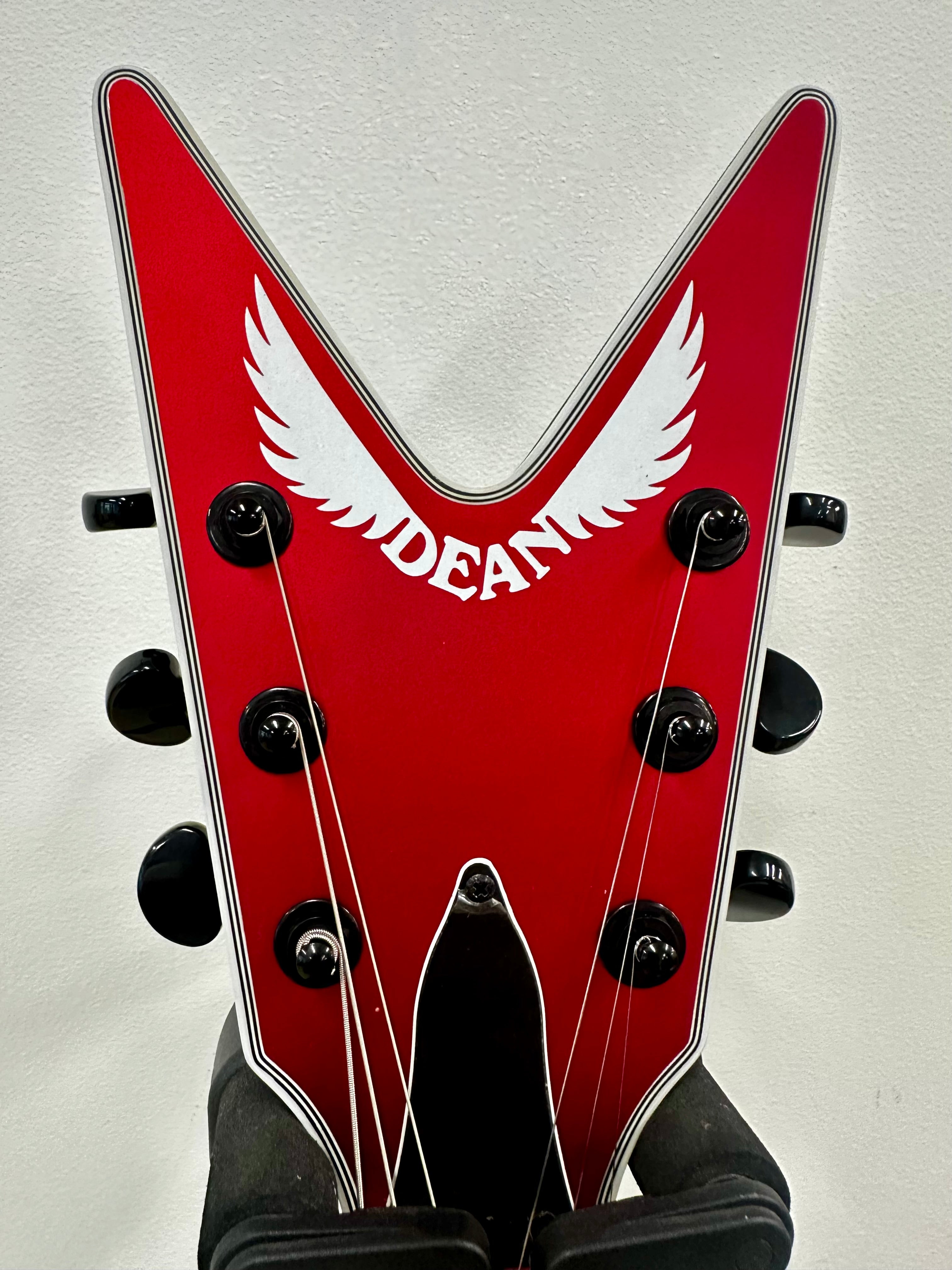 DEAN V Select 24 Kahler Metallic Red Satin