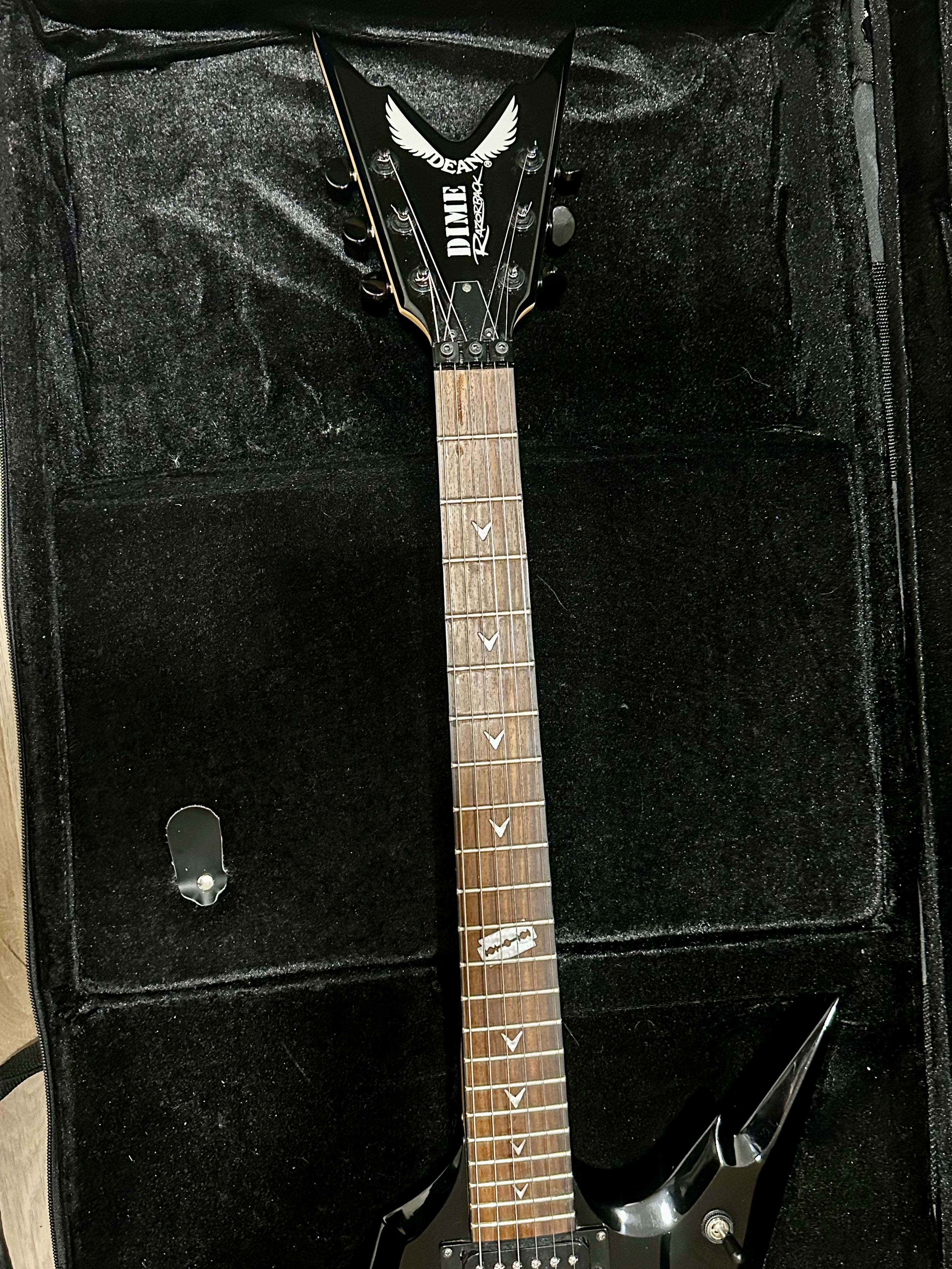DEAN DIMEBAG RAZORBACK FLOYD CLASSIC BLACK 2011