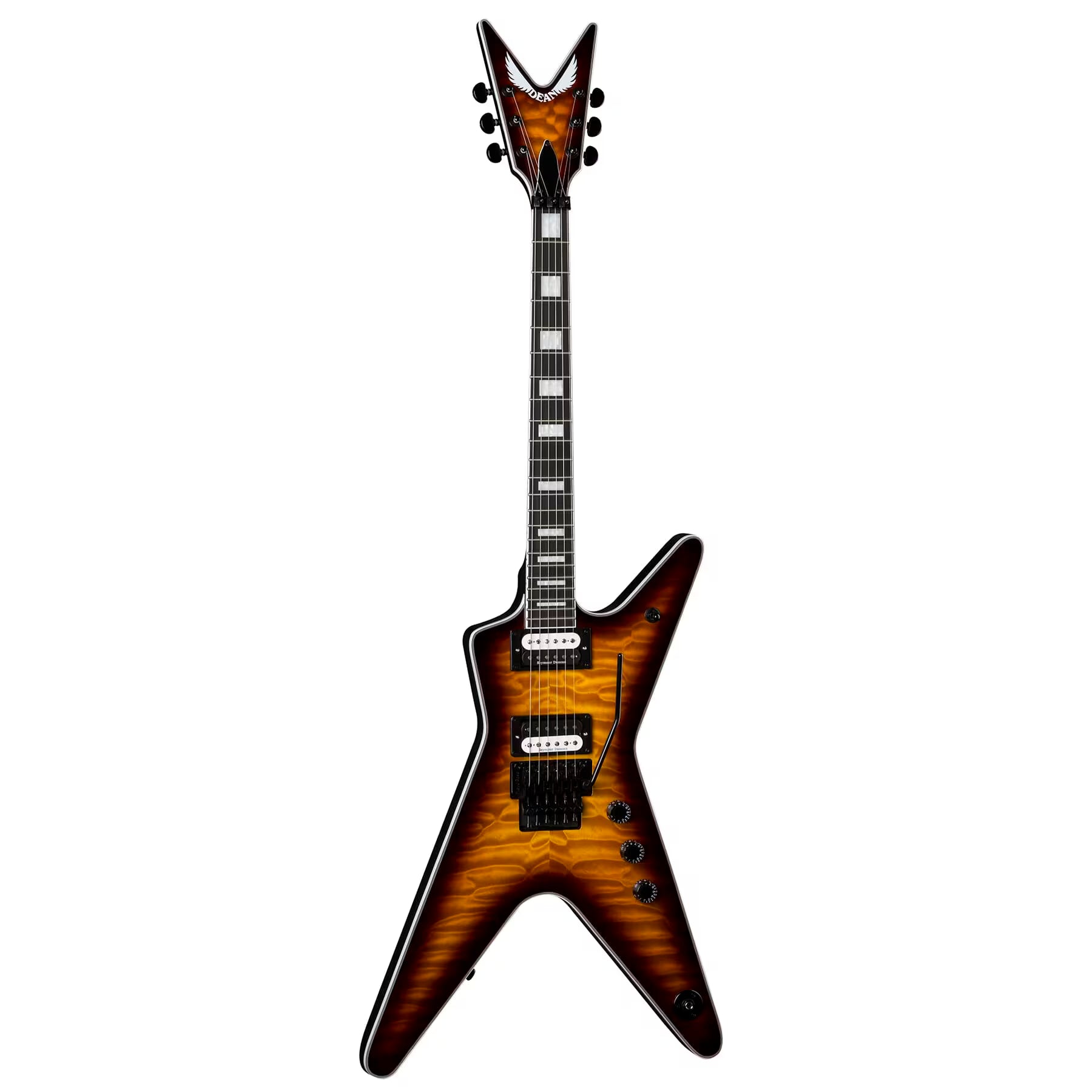 DEAN ML Select Floyd Quilt Maple Top Trans Brazilia