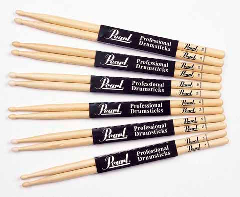 Pearl 5B Wood Tip Drum Sticks by Vic Firth
